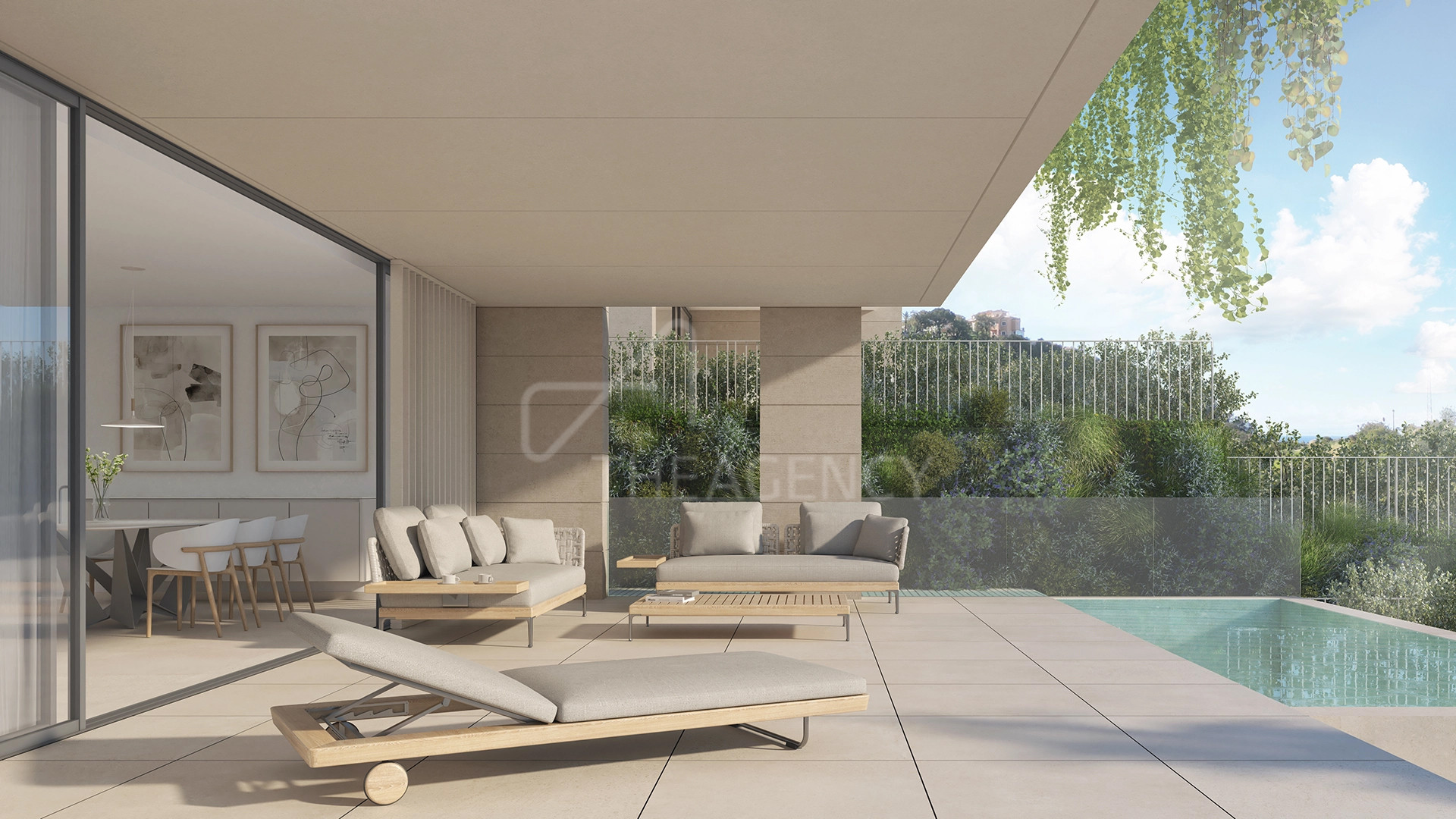 Luxury Ground Floor Apartment with Private Pool - Elviria, Marbella