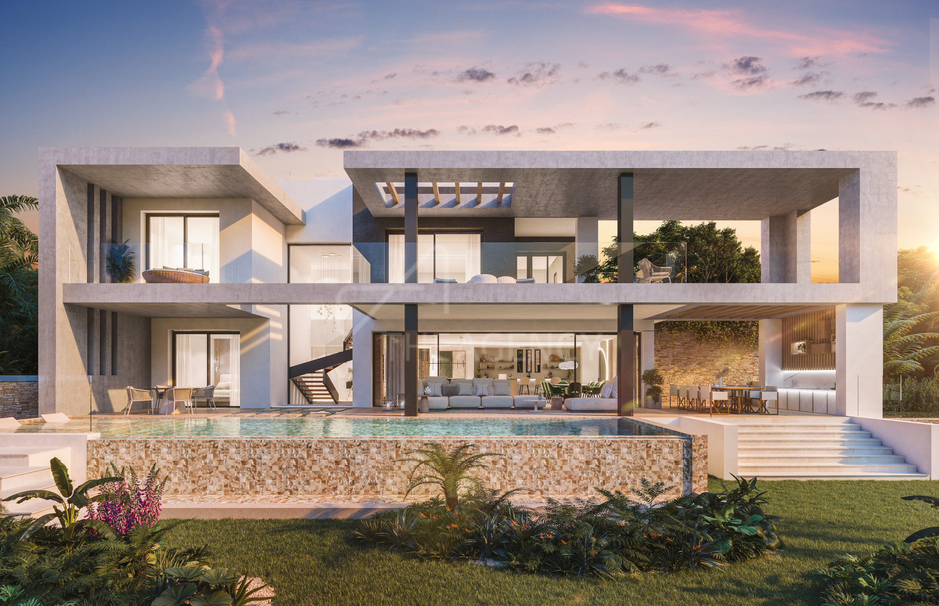 Contemporary Villa with Infinity Pool and Rooftop Solarium – The Golden Mile, Marbella