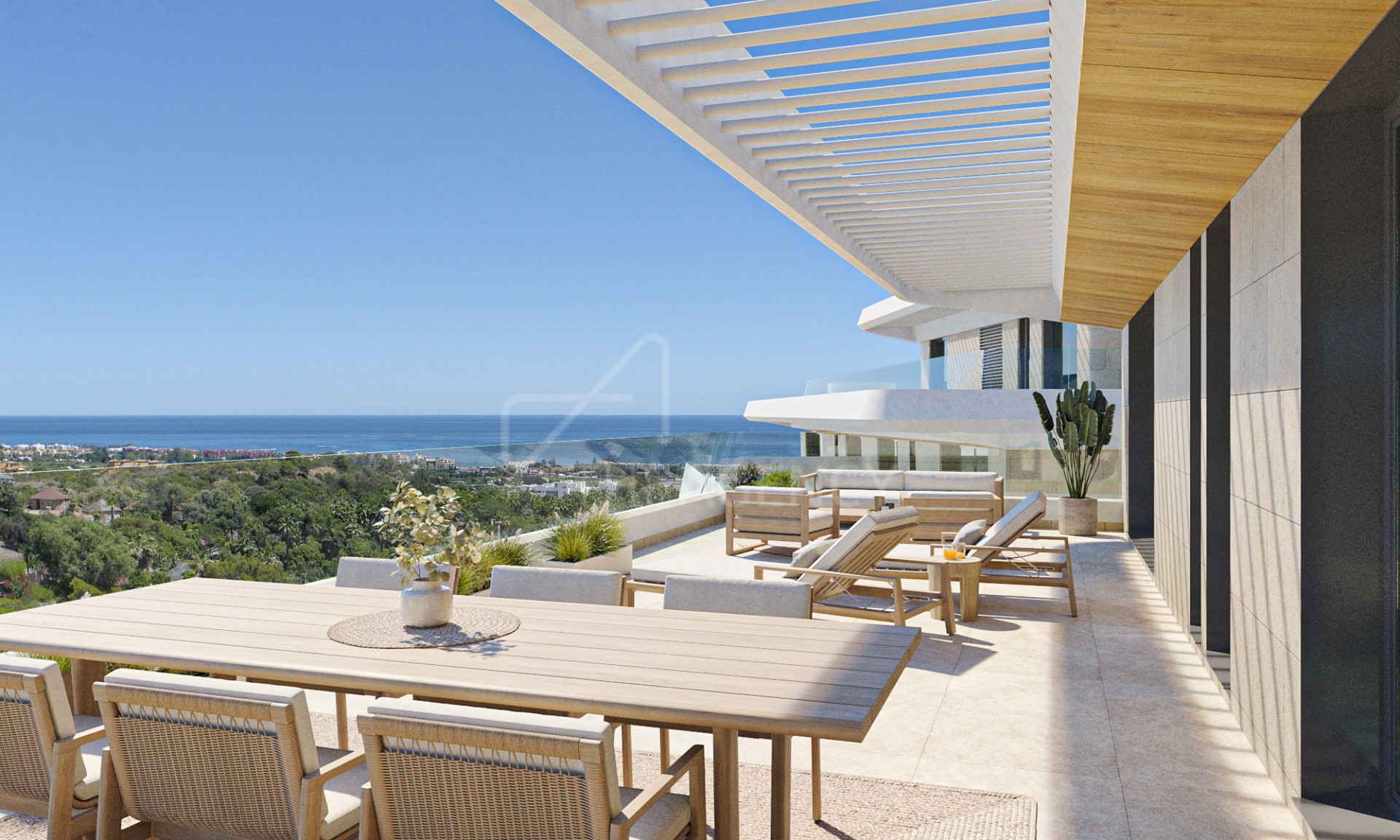 Modern Penthouse with Sea Views – New Golden Mile, Estepona