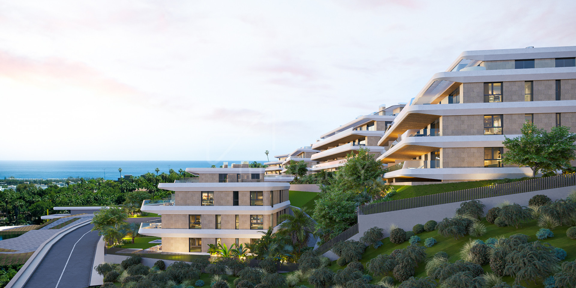 Modern Ground Floor Apartment with Sea Views – New Golden Mile, Estepona