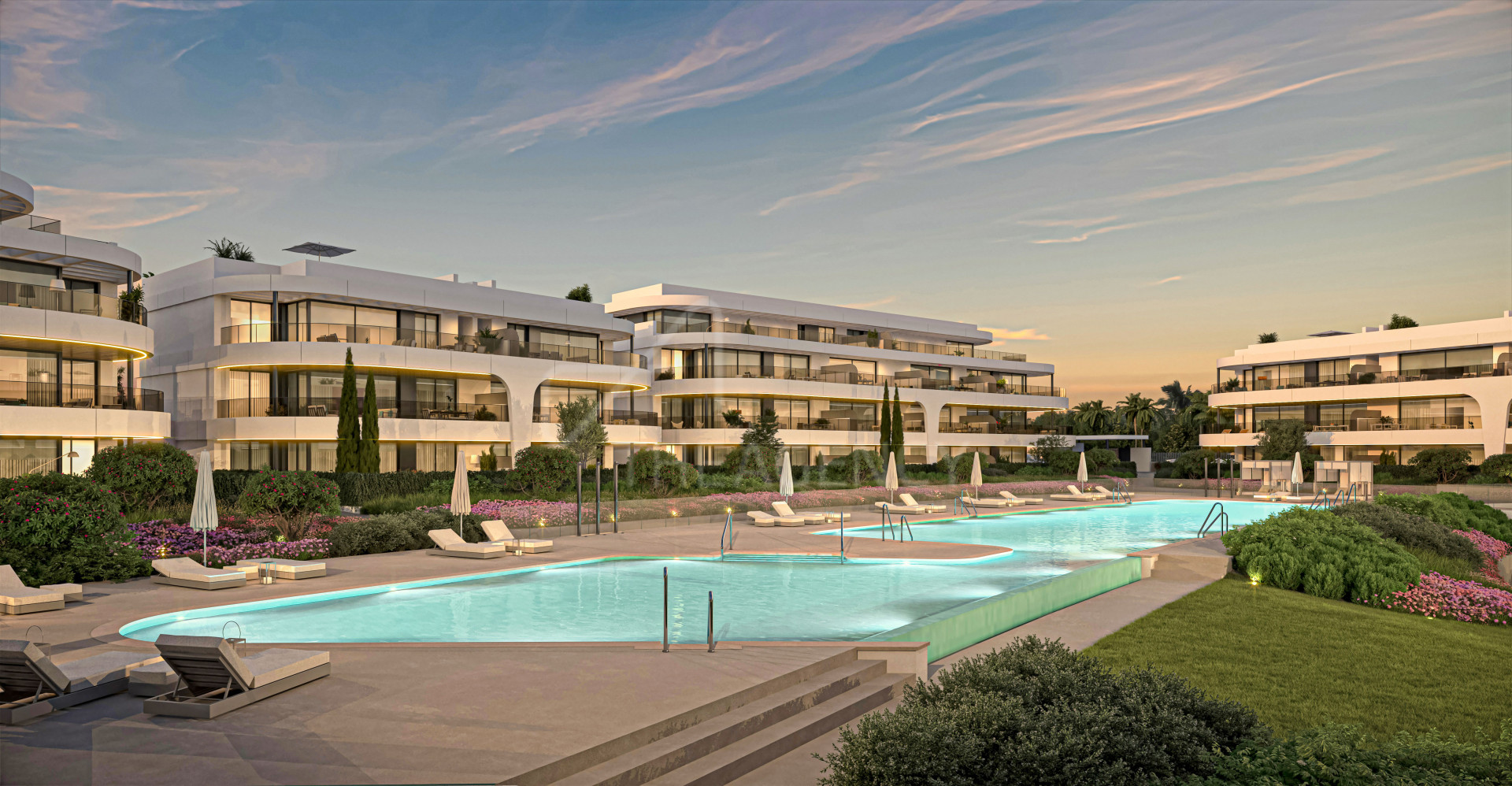 Modern Middle Floor Apartment – New Golden Mile, Estepona