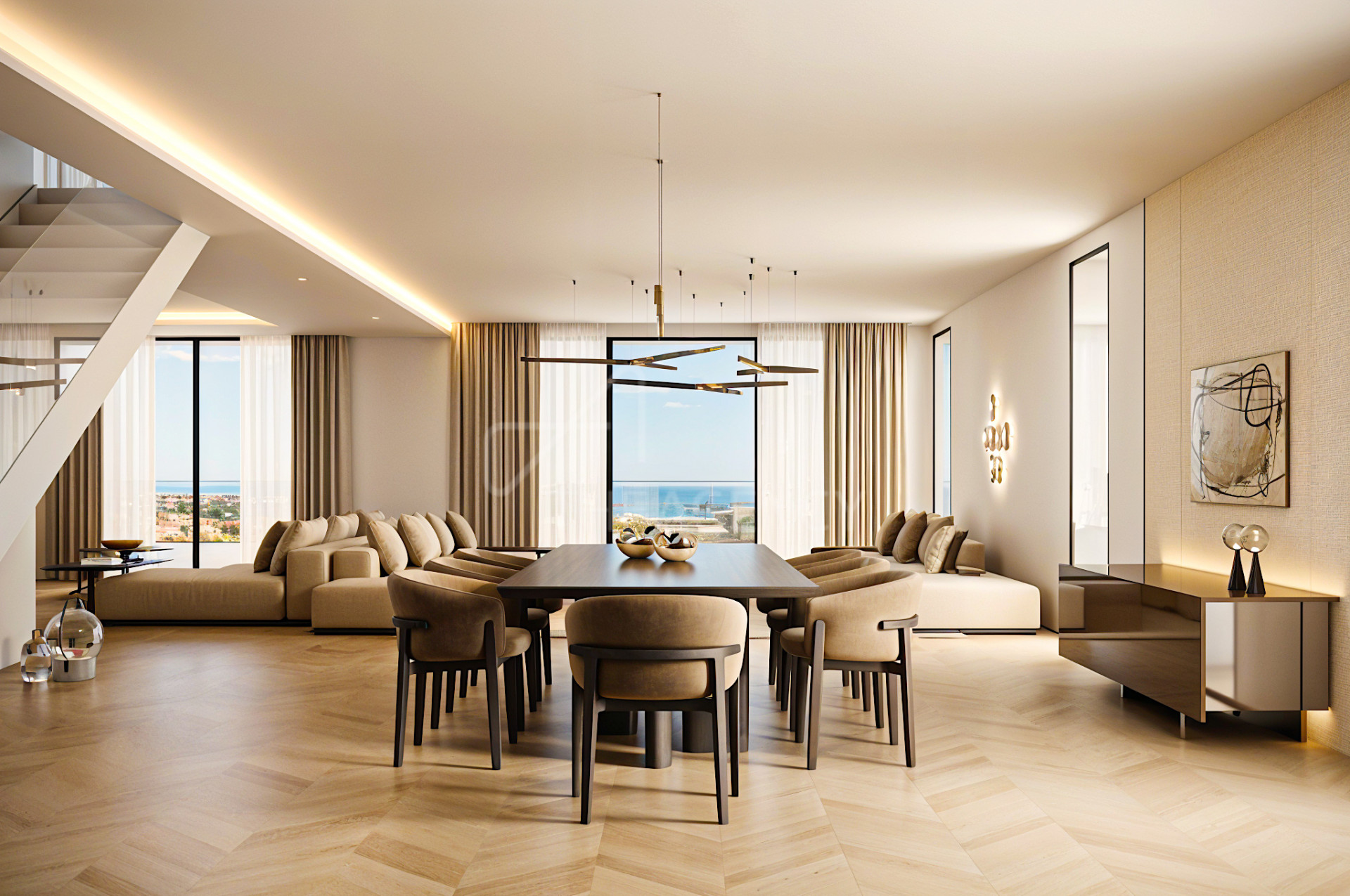 Luxury Middle Floor Apartment with Private Pool – La Quinta, Benahavís