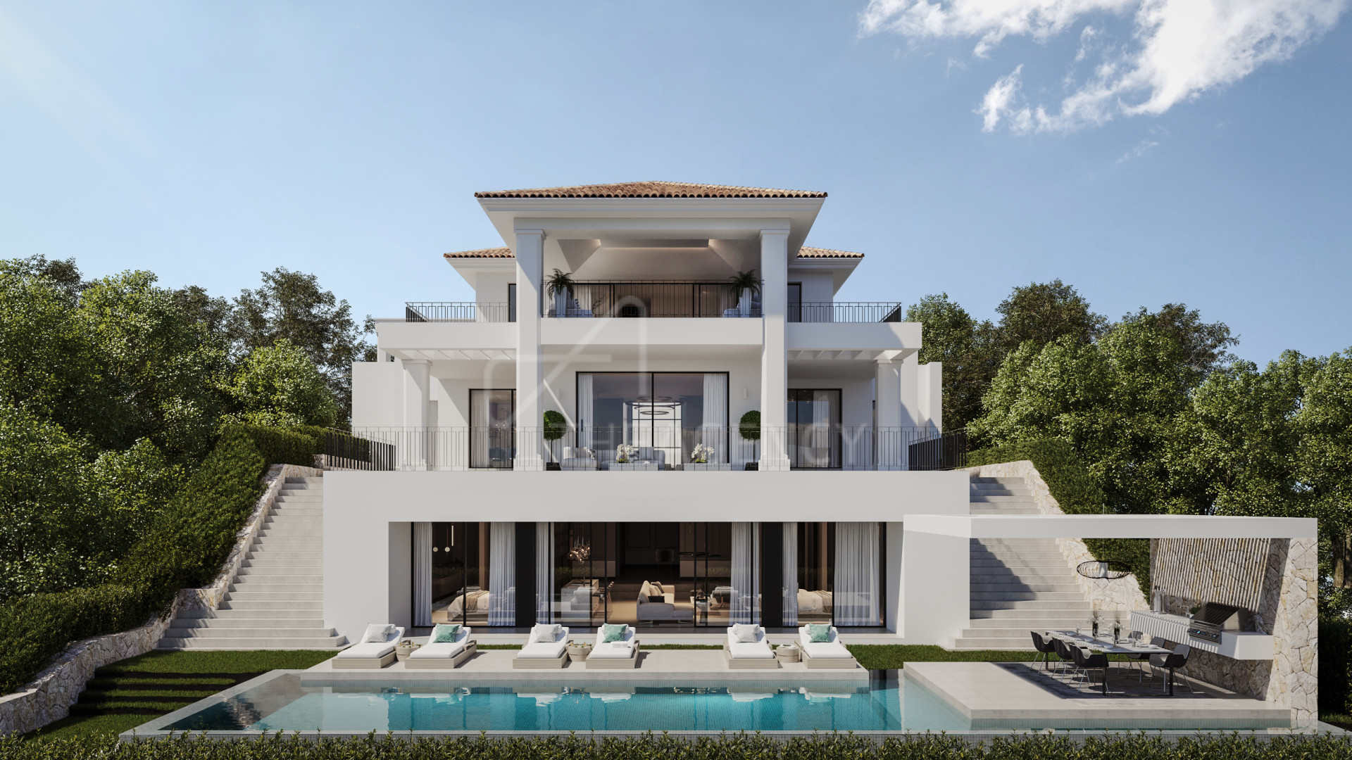 Villa Classique - Magnificent Modern Villa with Panoramic Views in El Herrojo Alto