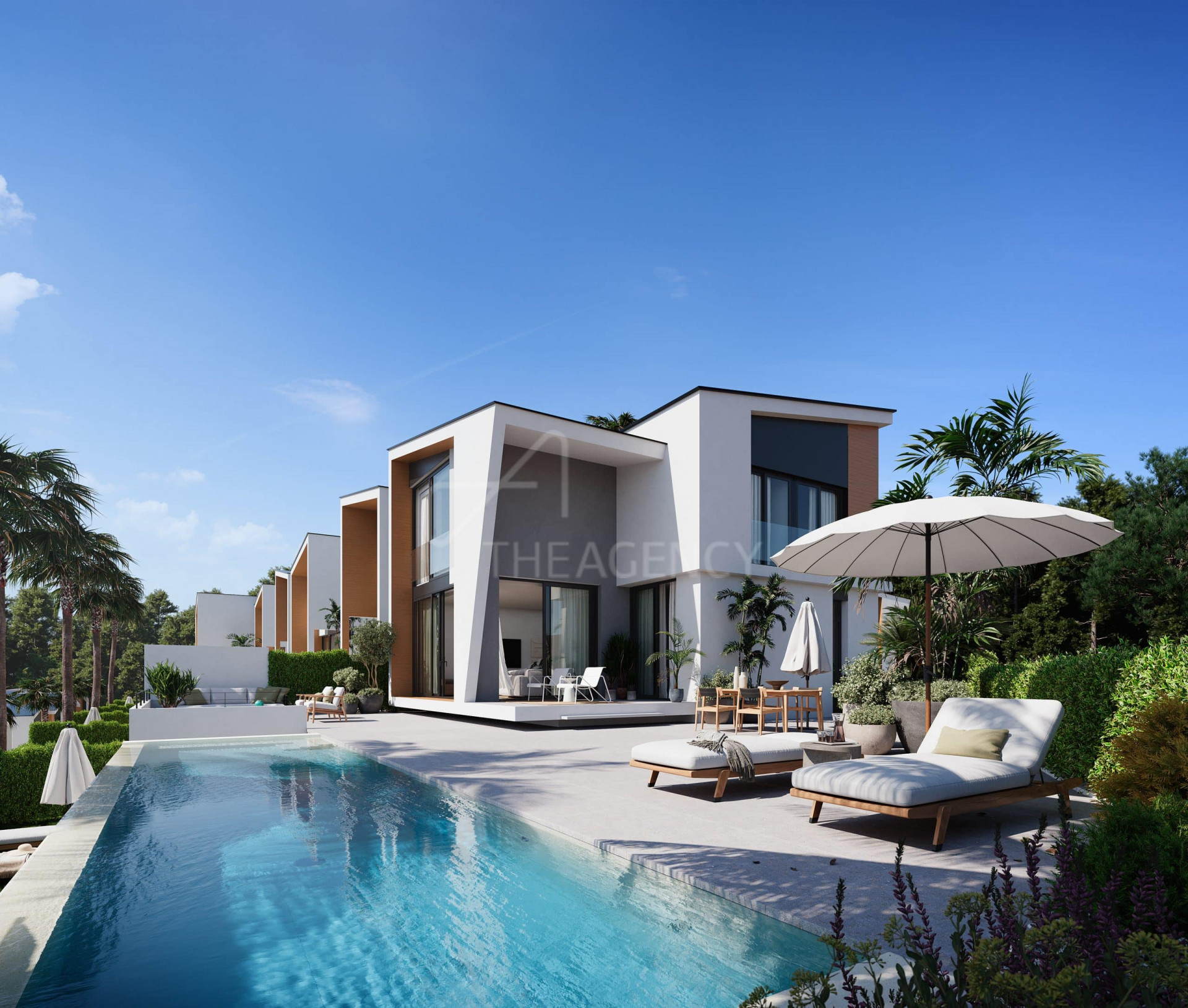 Contemporary Villas with Unique Architecture and Natural Harmony