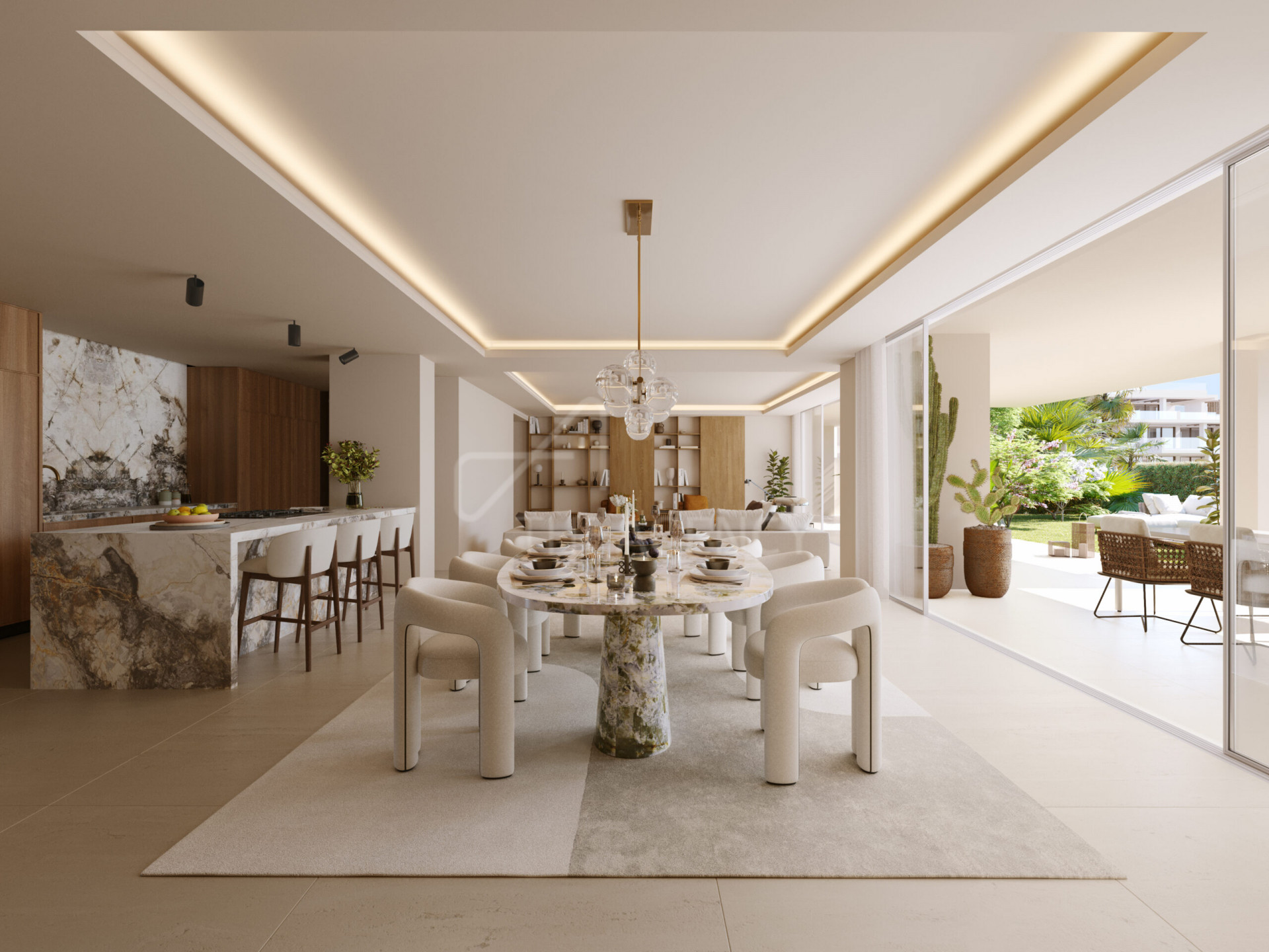 Luxurious Apartments with Private Garden in Marbella's Premier Location