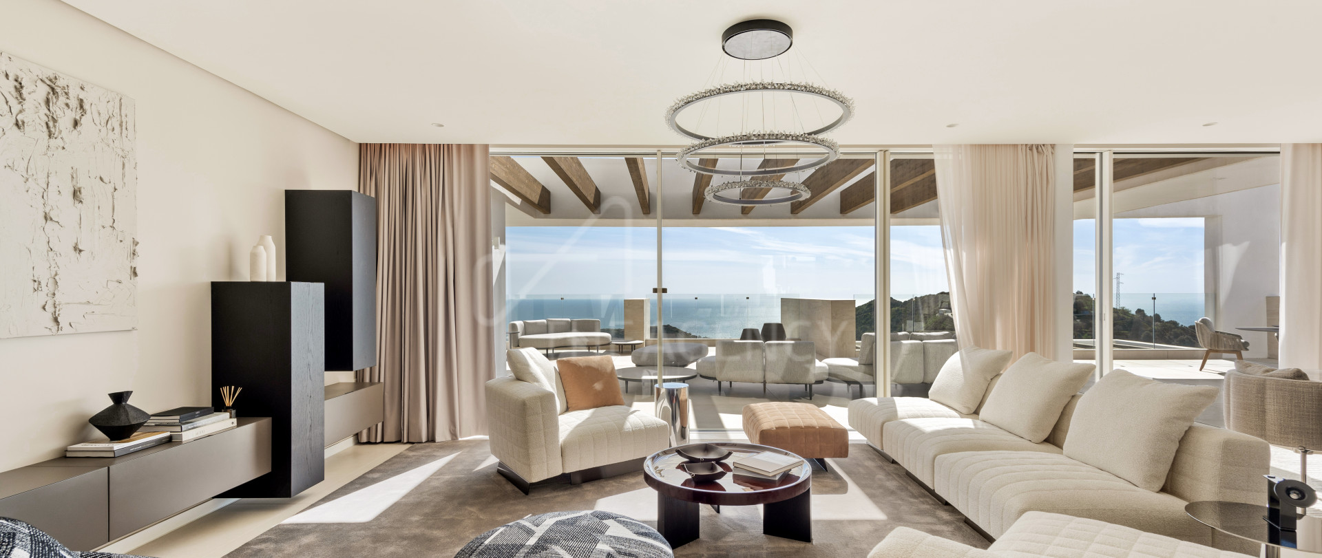 Fantastic Duplex Penthouse furnished with Minotti furniture, Palo Alto. Ojen.