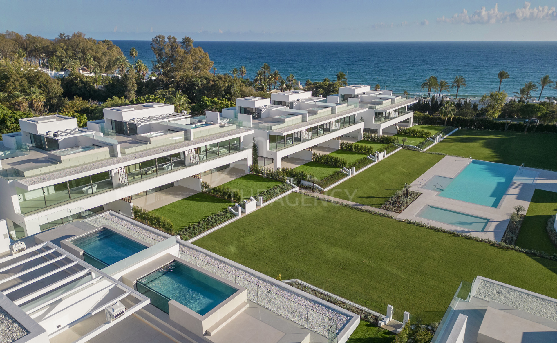 Fantastic Demi-detached villa in a new development on The Golden Mile, Marbella.