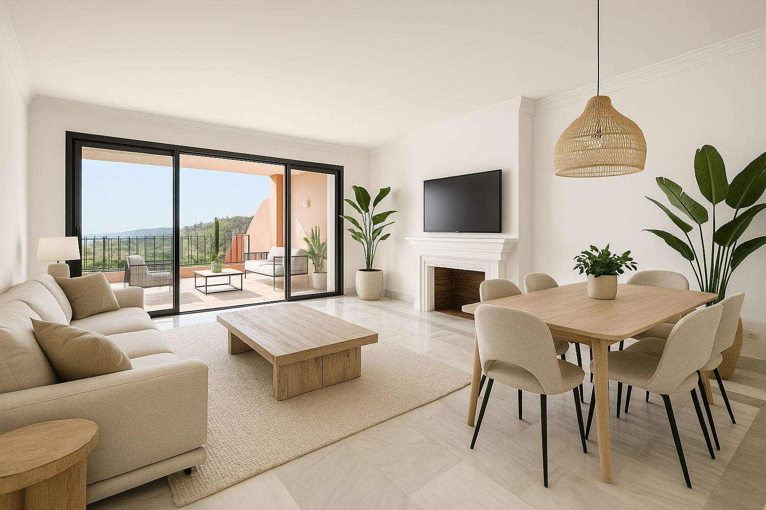 Exclusive 3 Bedroom Apartment with Panoramic Views and Huge Private Garage