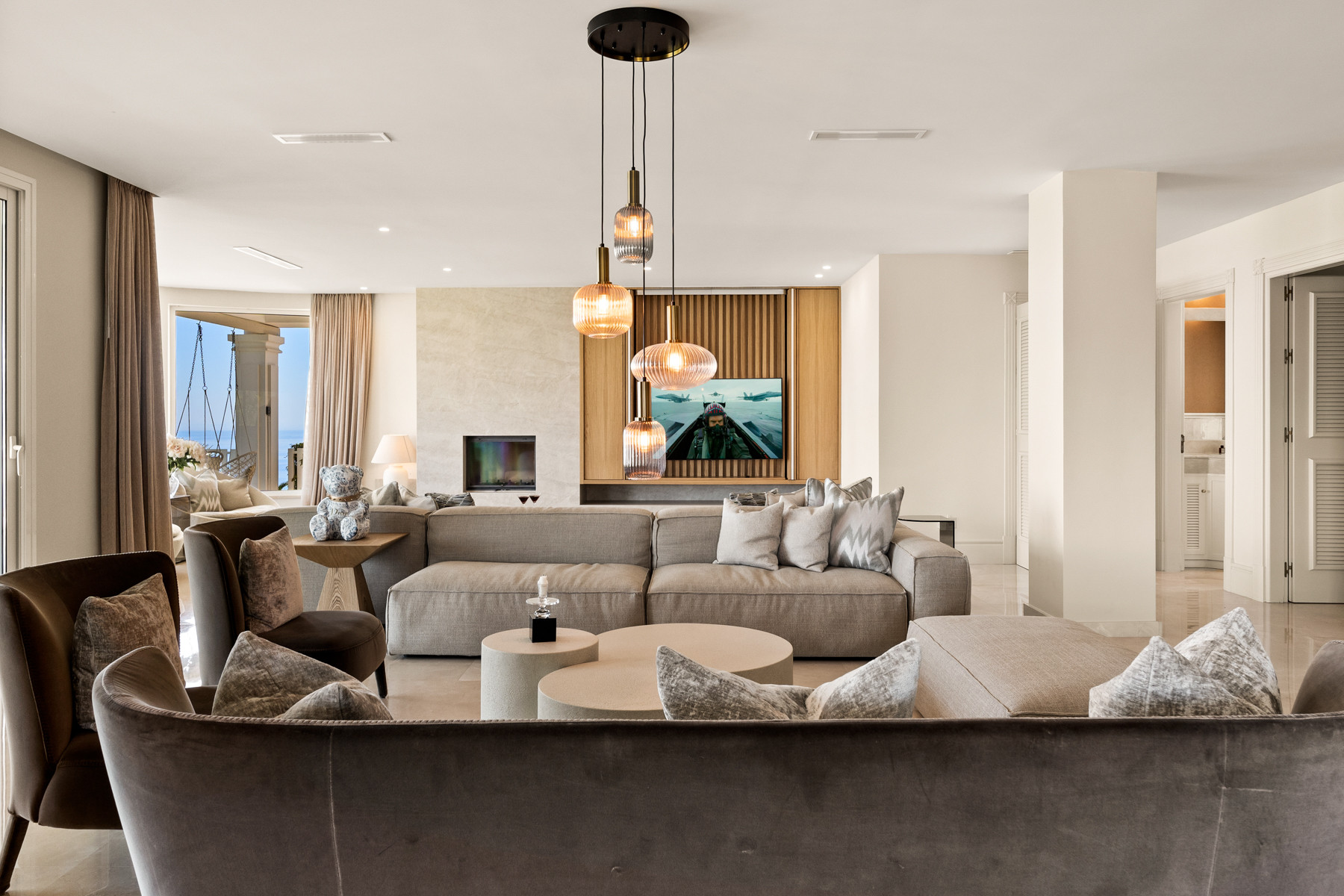 Luxury Villa with Panoramic Sea and Mountain Views in Altos de Los Monteros, Marbella