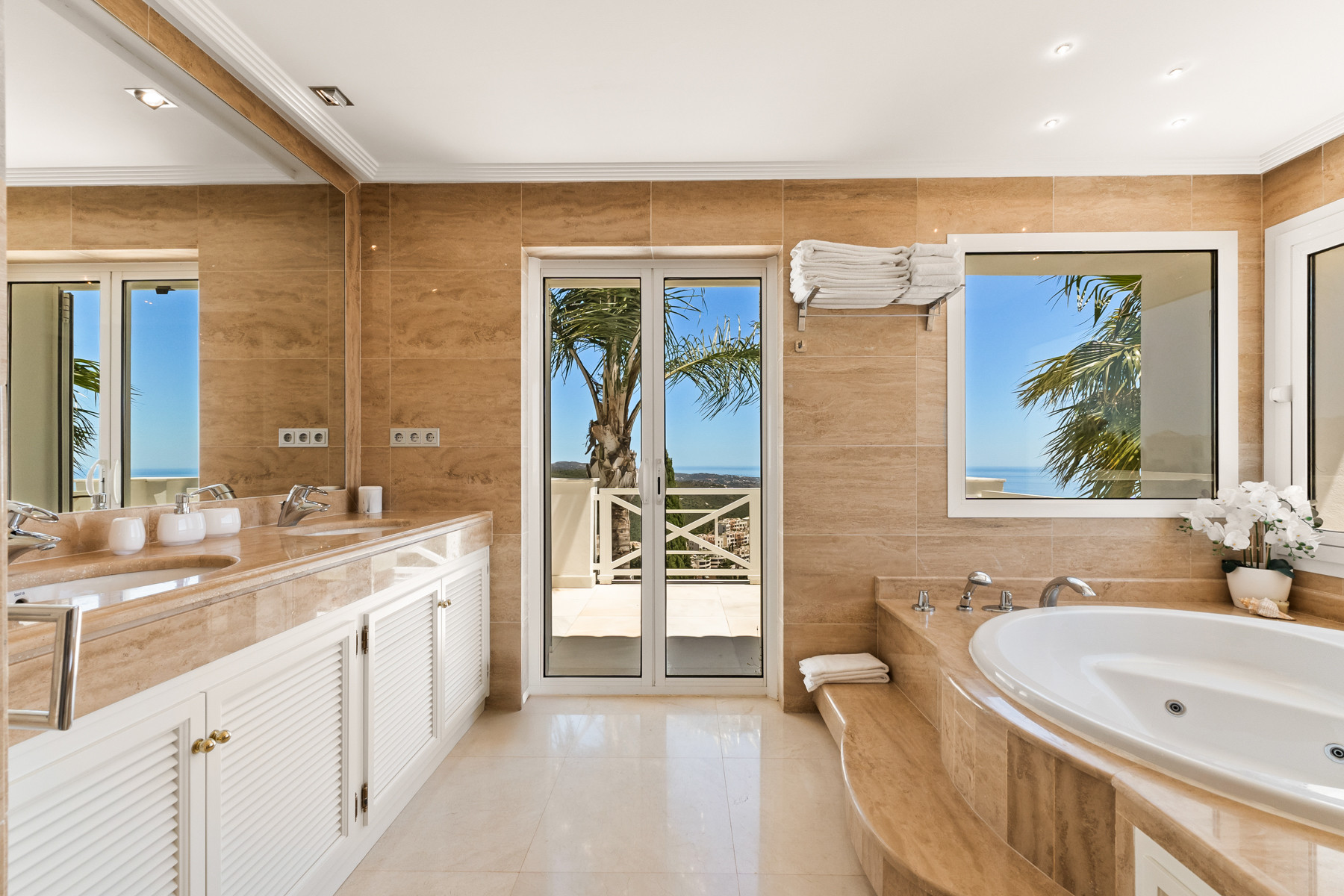 Luxury Villa with Panoramic Sea and Mountain Views in Altos de Los Monteros, Marbella
