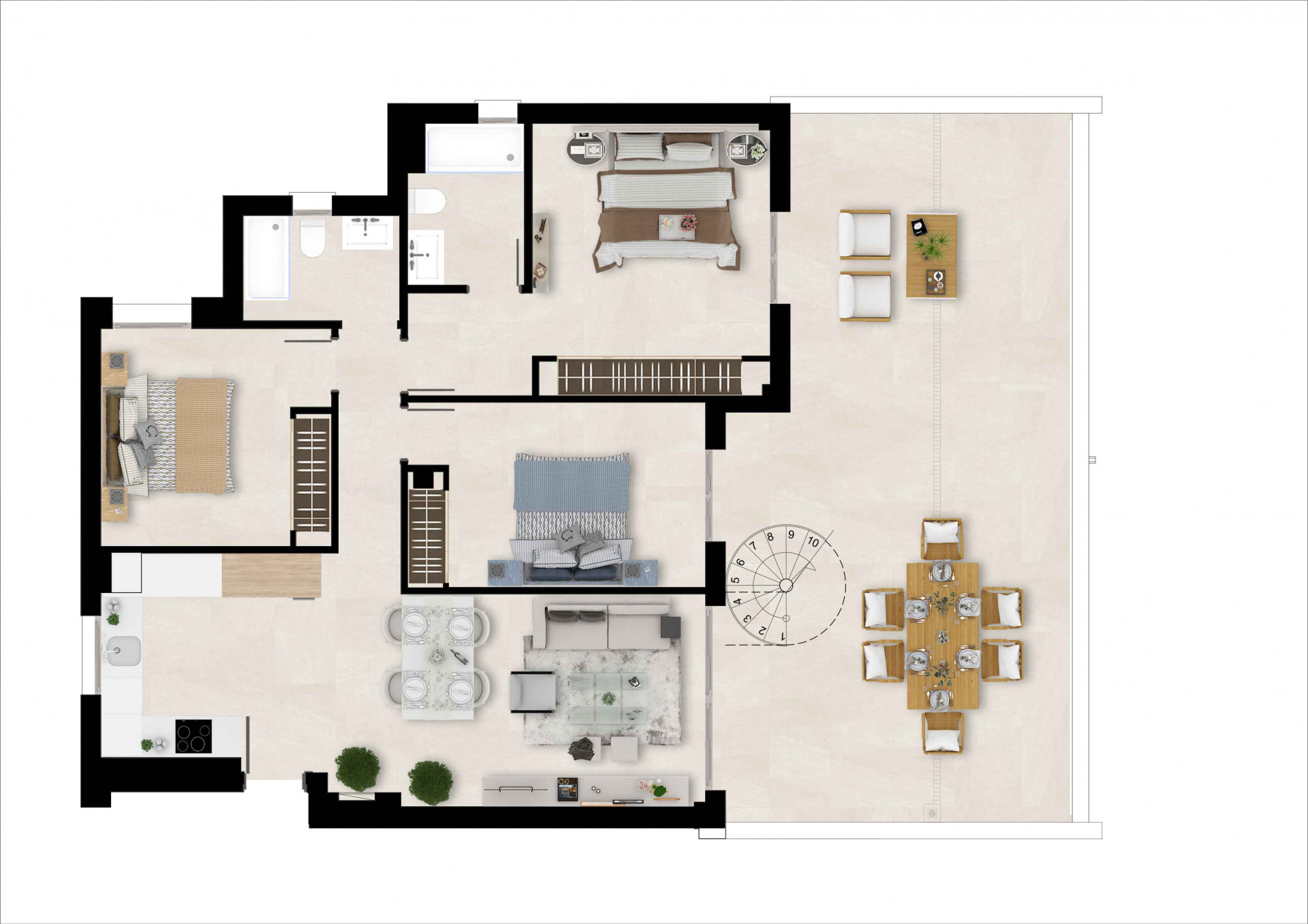 Apartamento · Estepona · 3 hab.