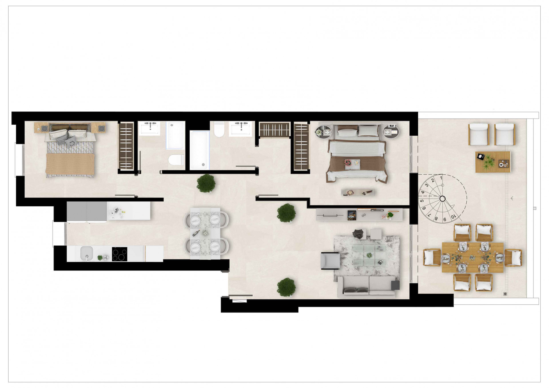 Apartamento · Estepona · 3 hab.
