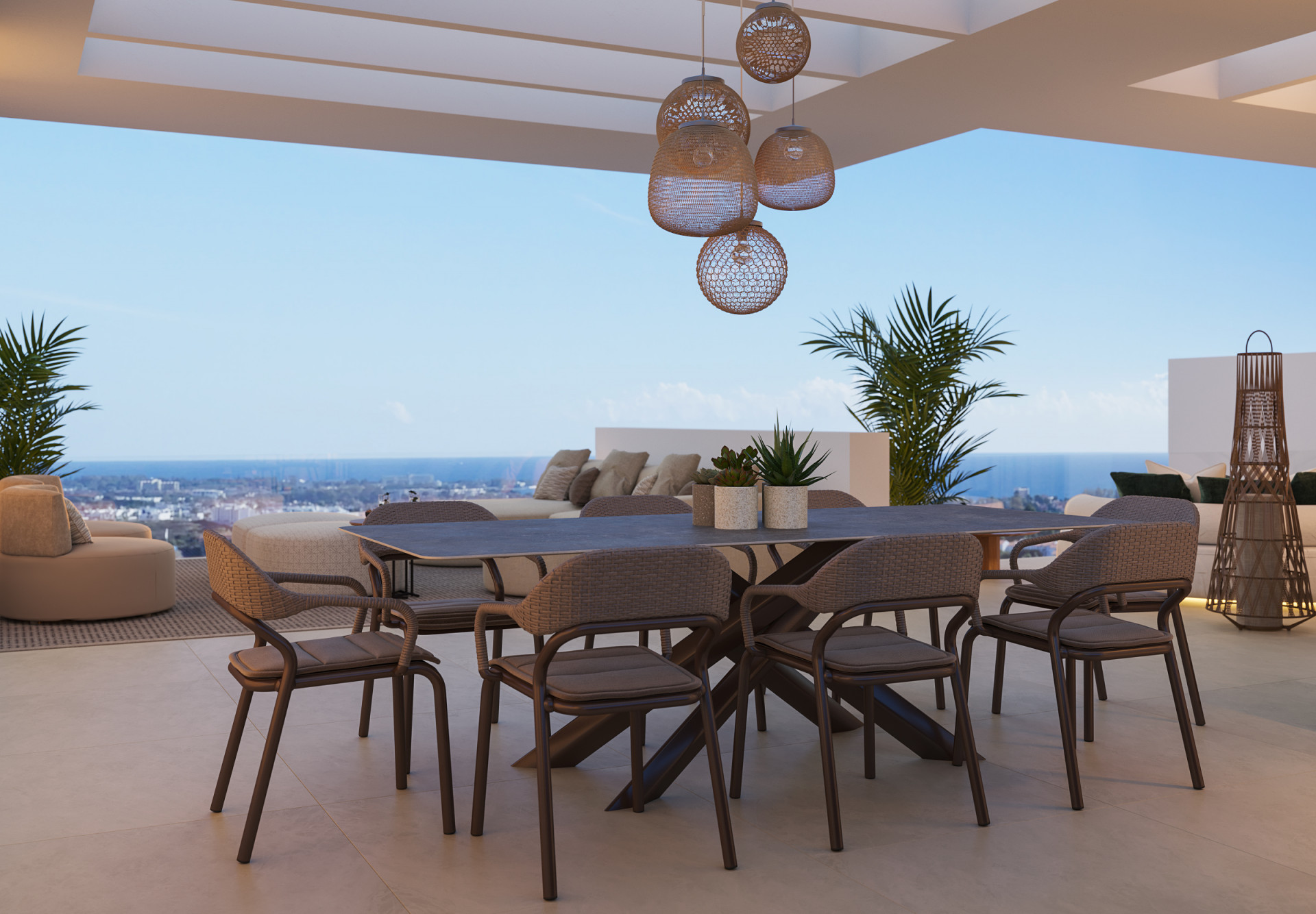 Contemporary Homes Near the Sea in New Golden Mile