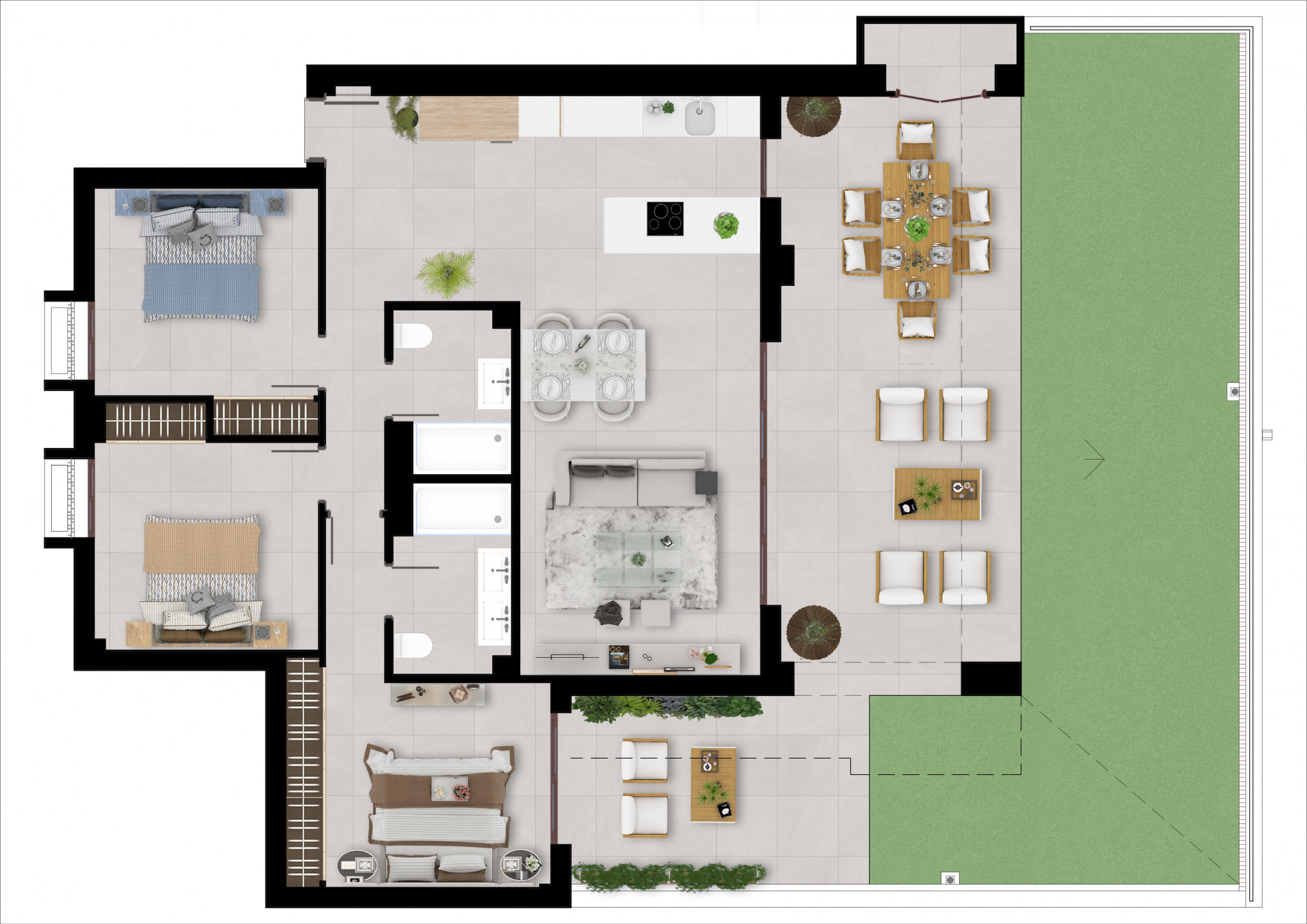 Apartamento · Istan · 3 hab.