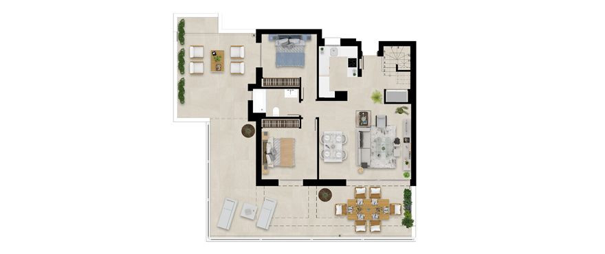 Apartamento · San Roque · 3 hab.