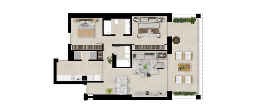 Apartamento · San Roque · 3 hab.