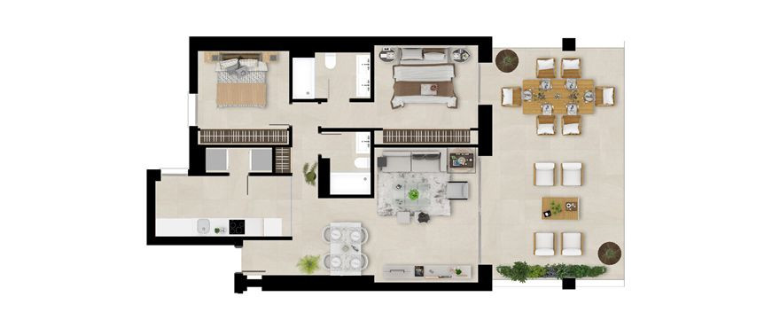 Apartamento · San Roque · 3 hab.