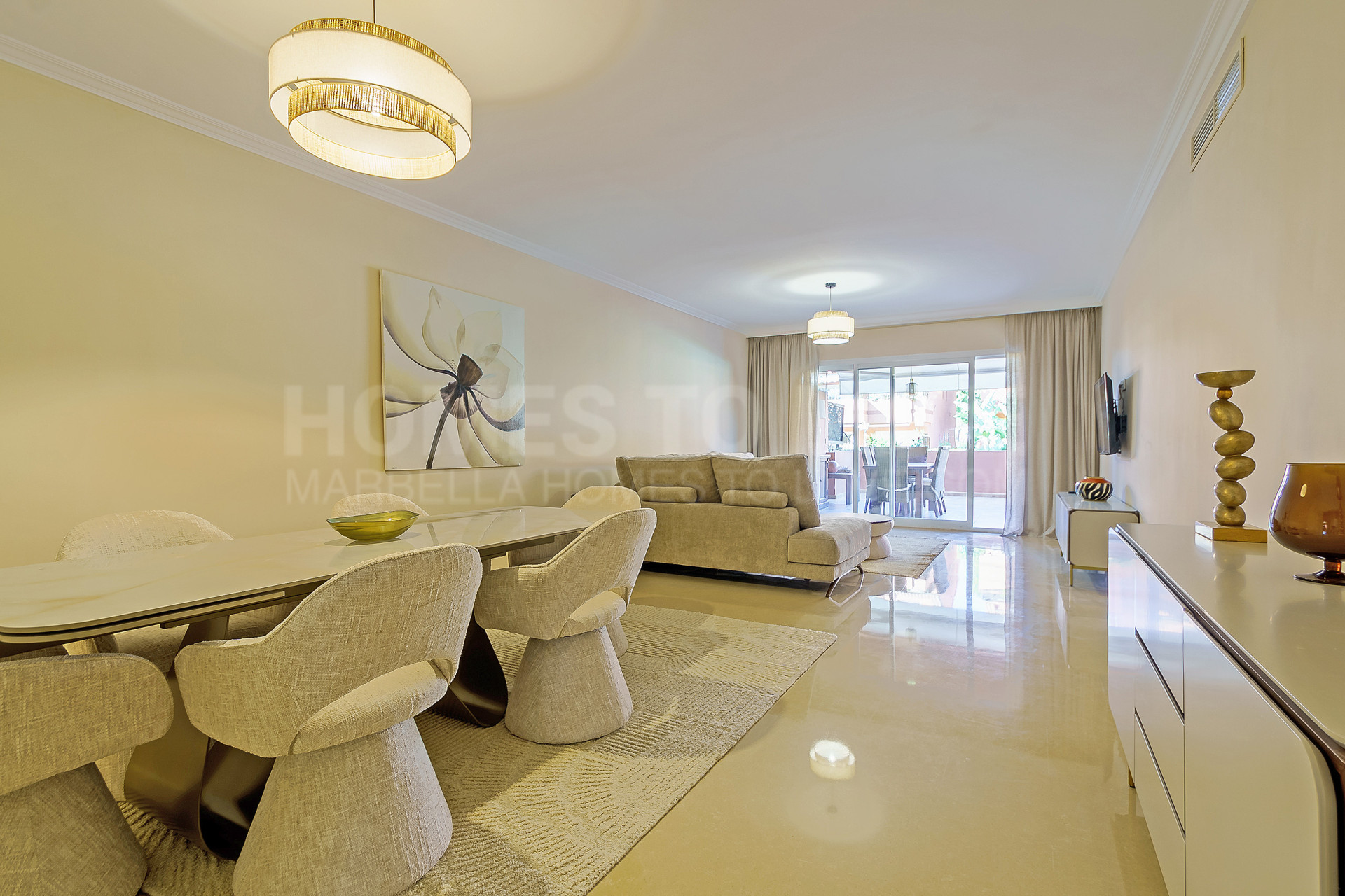 Erdgeschosswohnung zur Miete in El Embrujo Playa, Marbella
