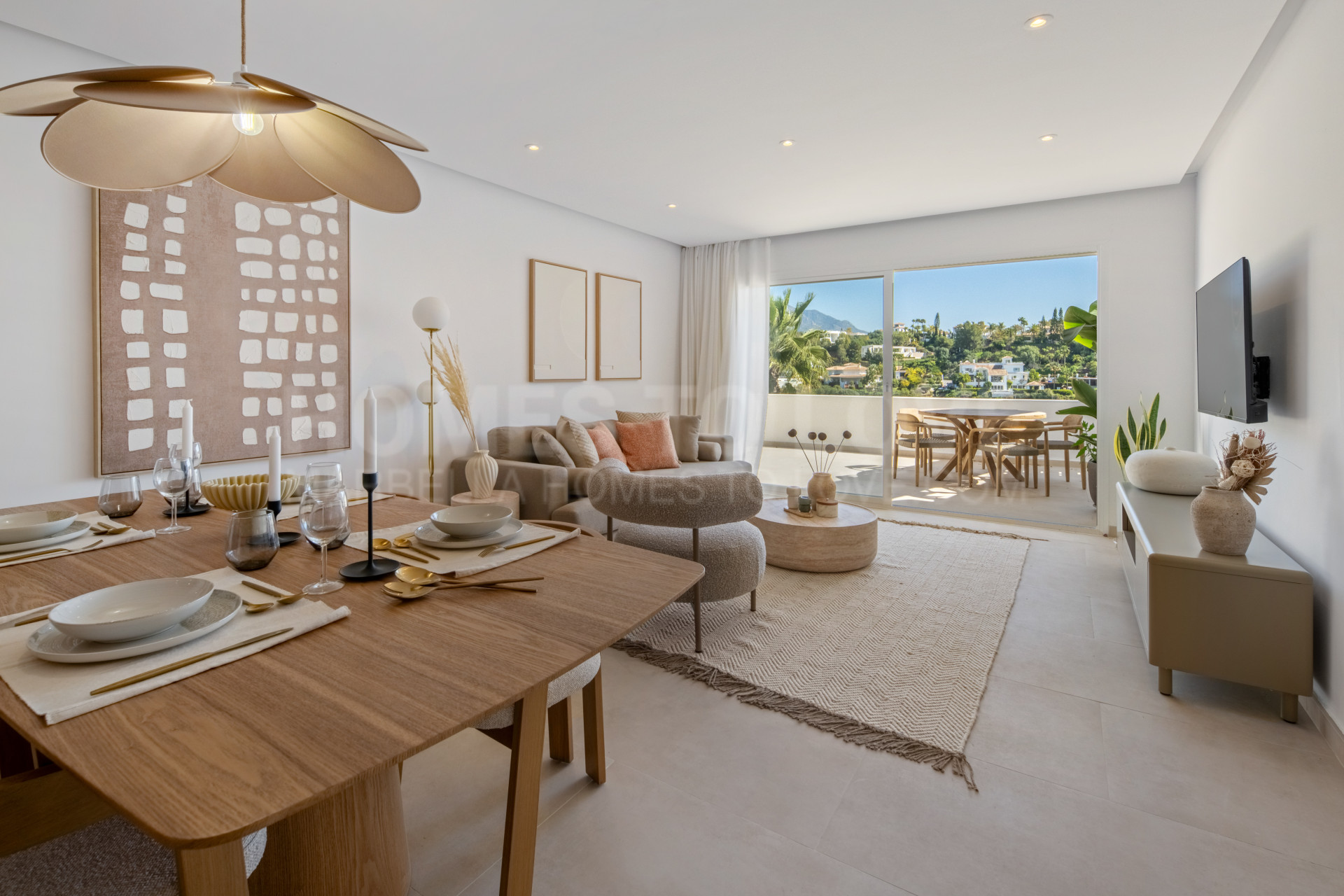 Stilvolle Zwei-Zimmer-Wohnung in Mirador La Quinta