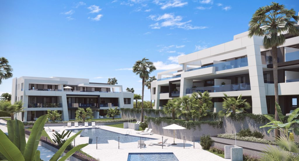 Vanian Gardens, design and sustanibility in these apartments in New Golden Mile, Estepona