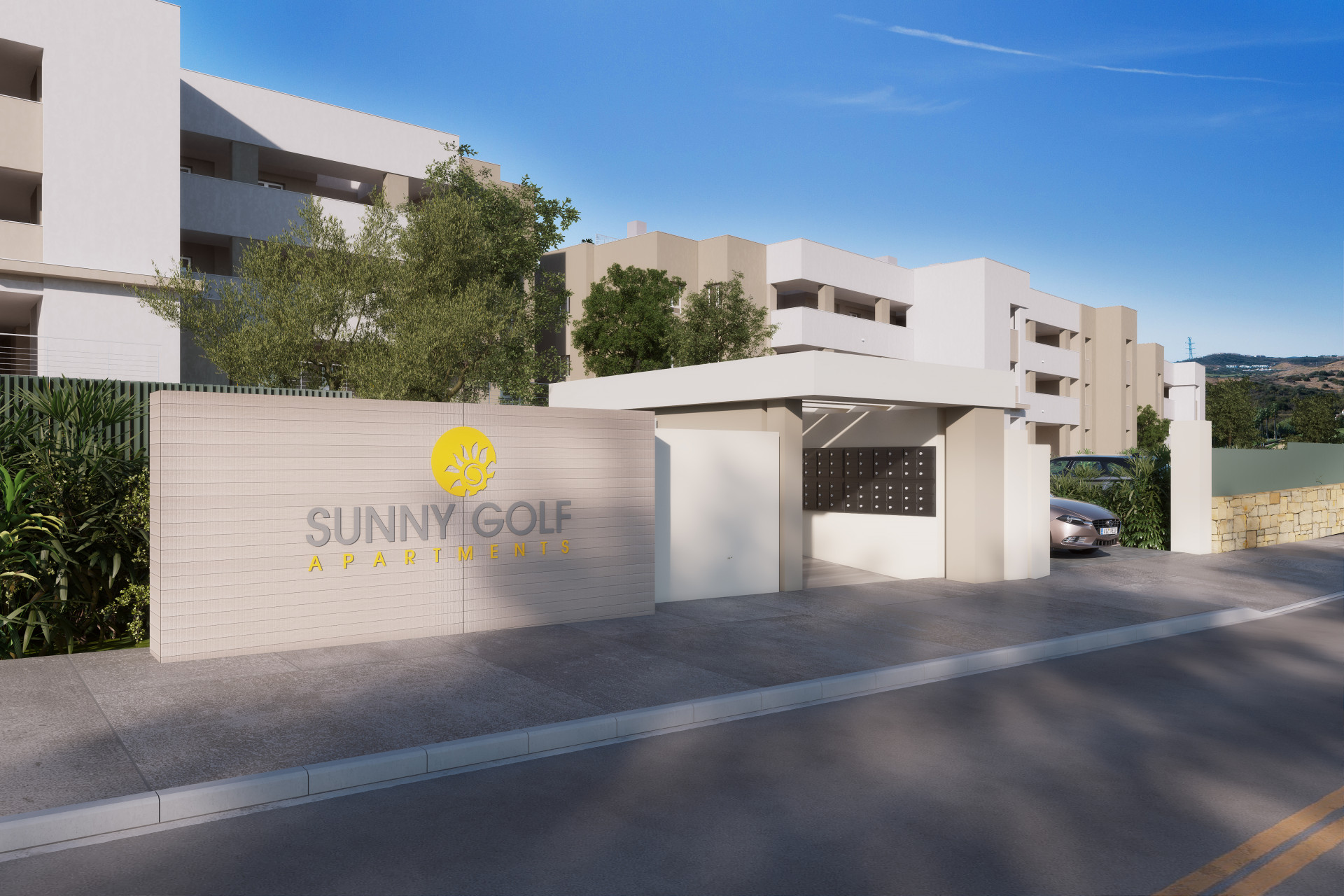 Sunny Golf, modernos apartamentos y áticos en primera línea de Golf en Estepona.