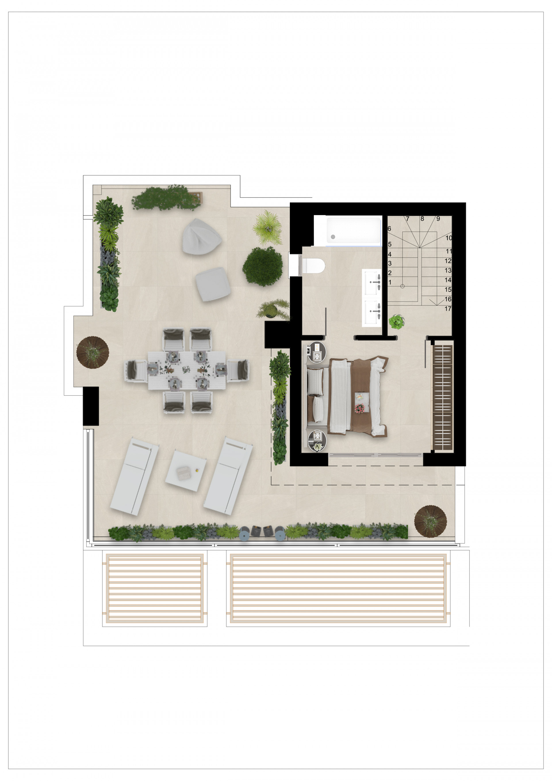 Duplex Penthouse in Emerald Greens