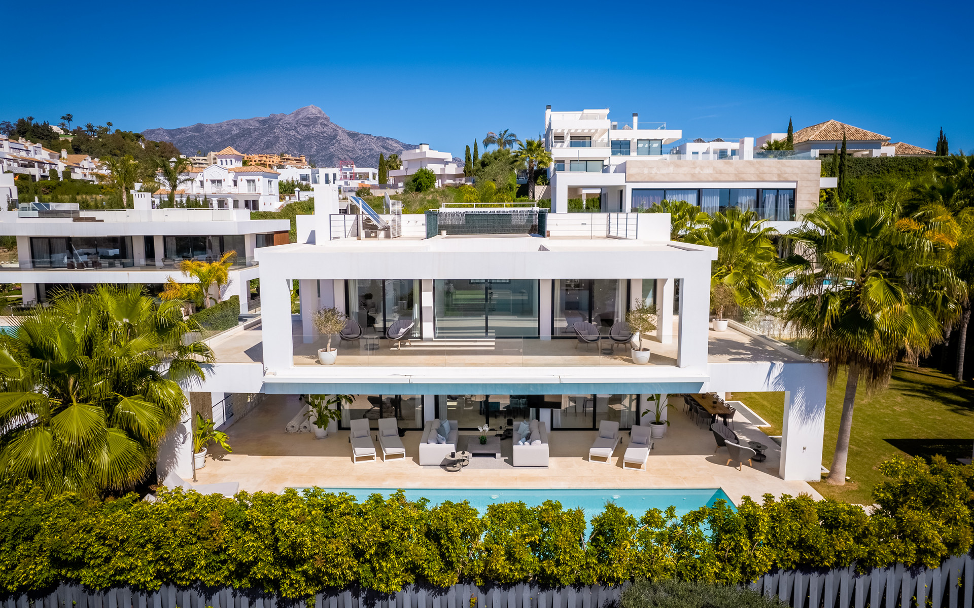 Contemporary luxury villa in prestigious gated community within the Golf Valley
