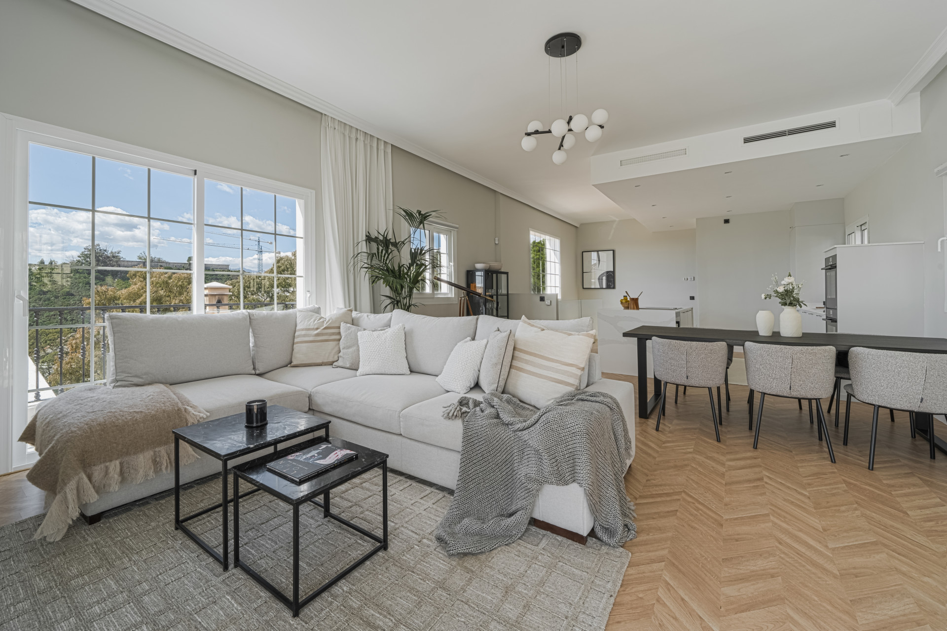 Scandinavian style semi detached house in a gated community, Nueva Andalucia