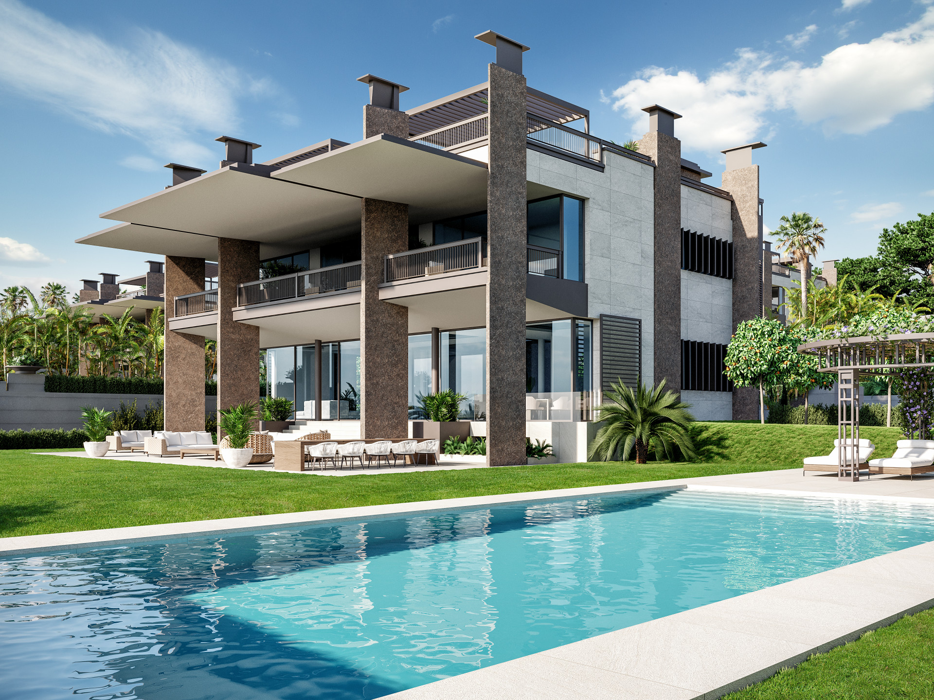 Brand new ultra modern villas walking distance from Puerto Banus