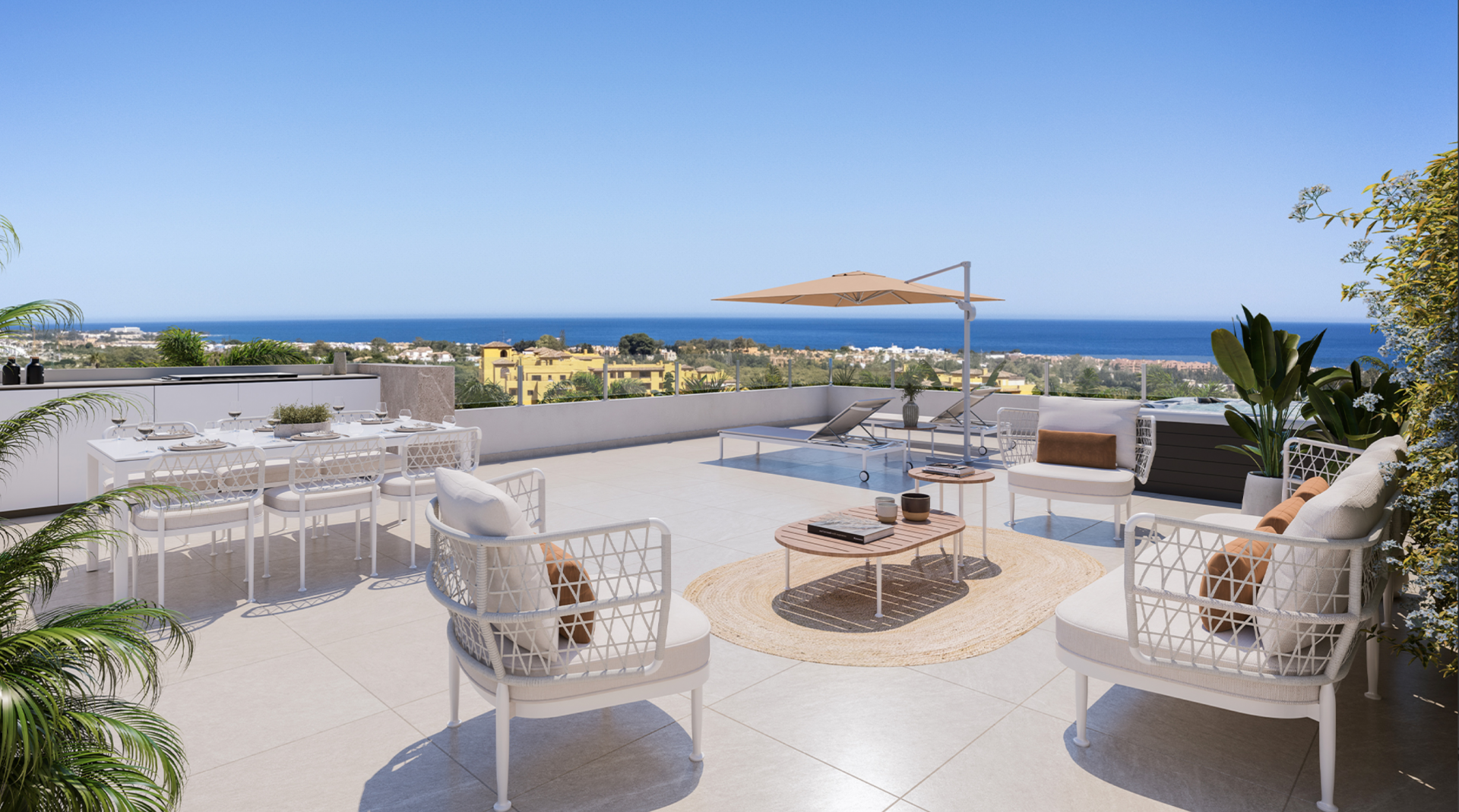 Apartamento de lujo en Estepona con vistas al mar