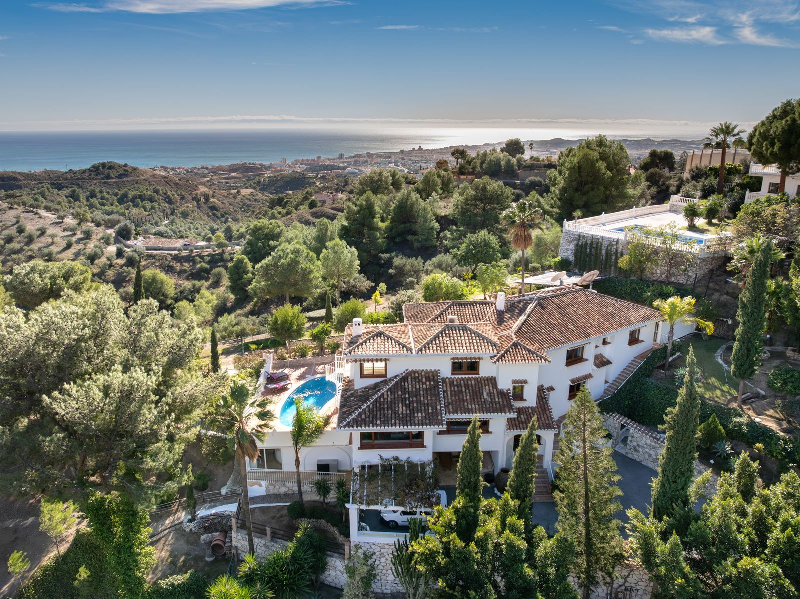 Exclusiva villa de lujo con vistas al mar en Mijas Pueblo