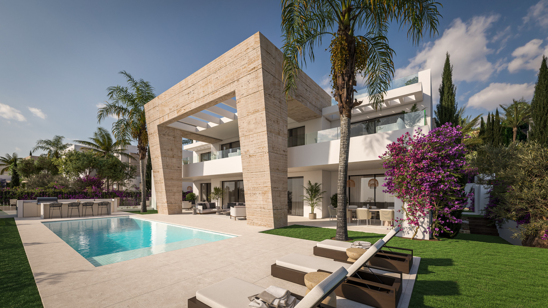 Exclusiva Villa de Nueva Construcción en New Golden Mile, Estepona