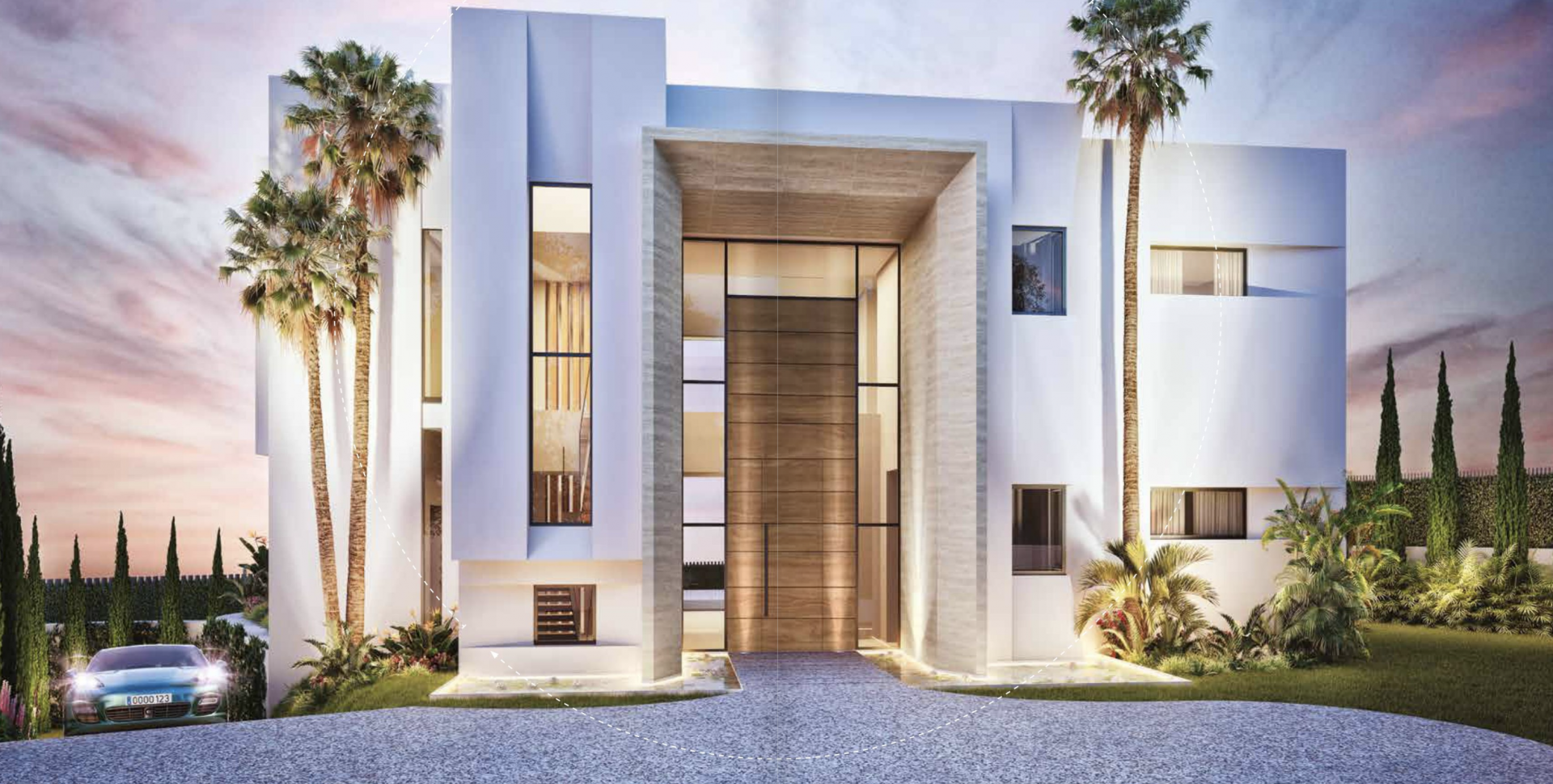 Contemporary Villas in a gated community with 24 hour security! Sea views