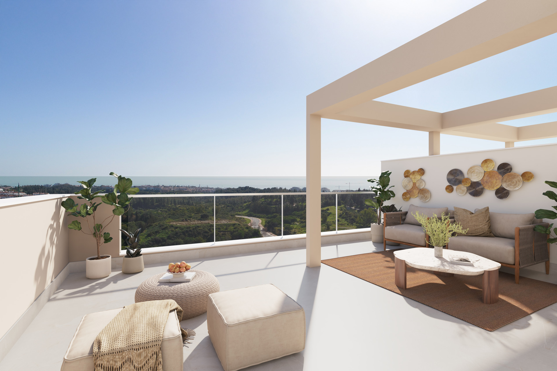 Elegant Three-Bedroom Penthouse with Expansive Terrace in Mijas Costa