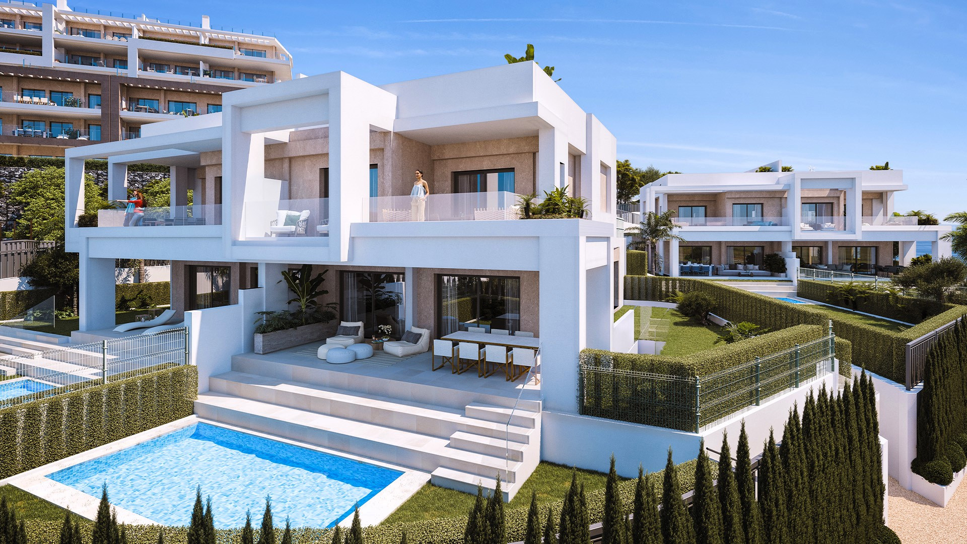 Elegant New Build Semi Detached Villa in La Resina Golf, Estepona
