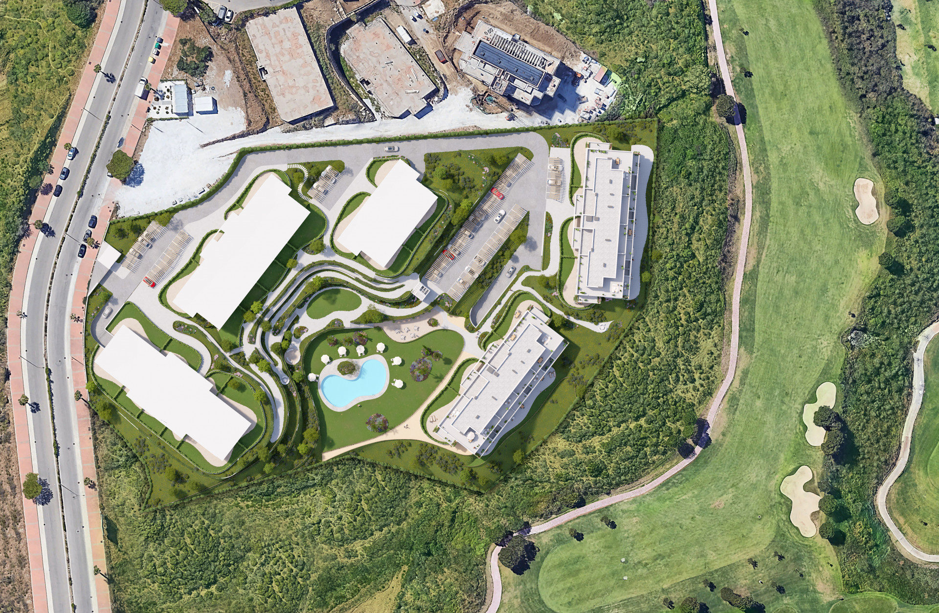 New development in Calanova Golf, Mijas Costa