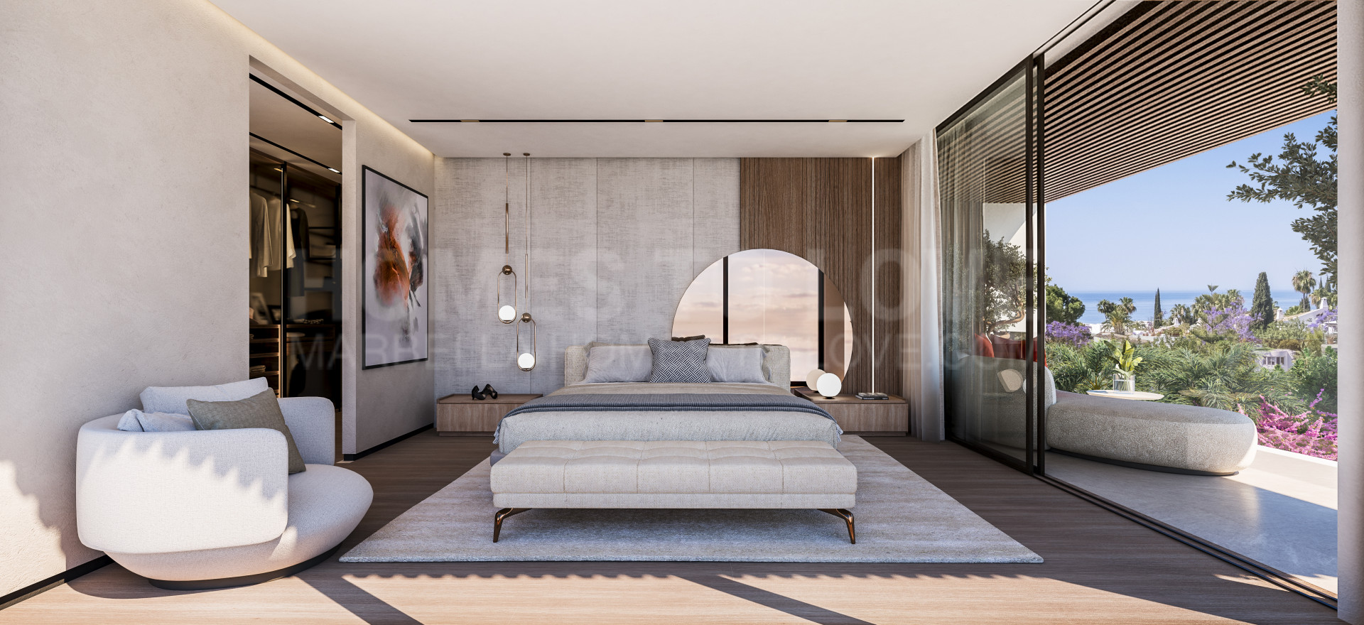Exclusivo desarrollo de cinco villas de lujo en la zona de Camojan de la Milla de Oro de Marbella