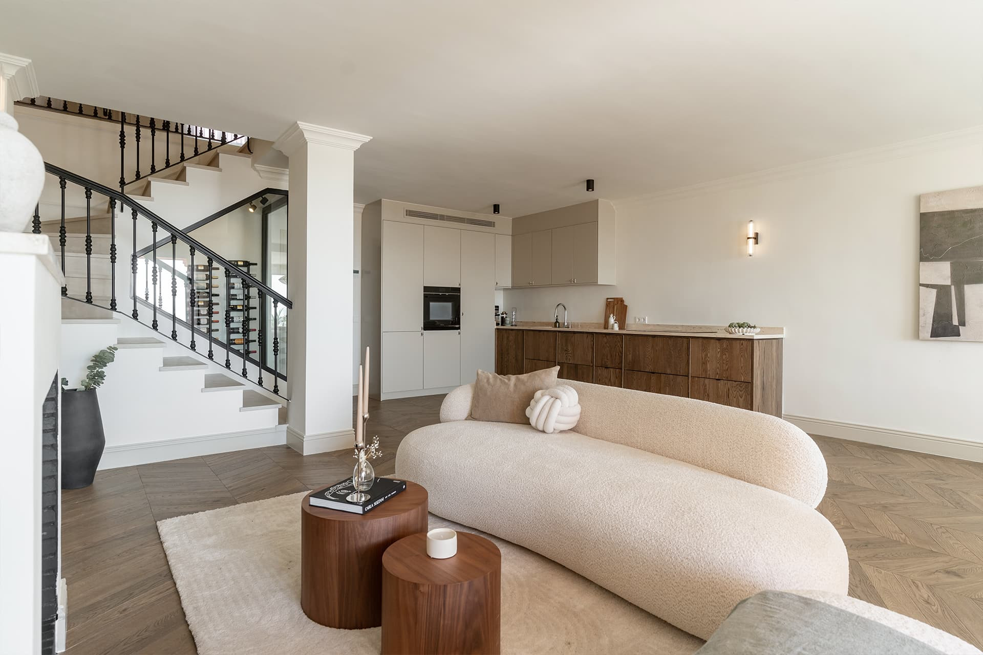 Une maison de ville de style scandinave avec 4 chambres et vue panoramique sur la mer