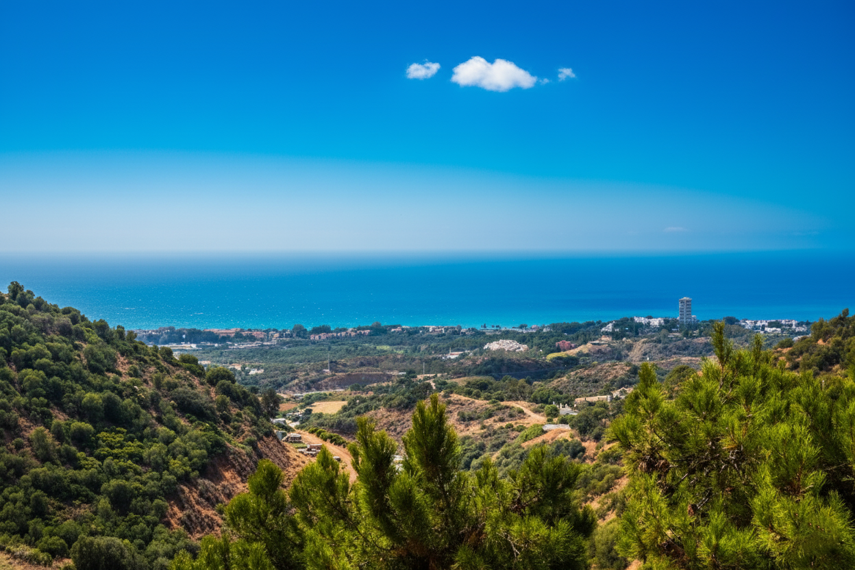 Stylish and modern, two bedroom apartment in the exclusive Samara Resort in Marbella with stunning panoramic sea views