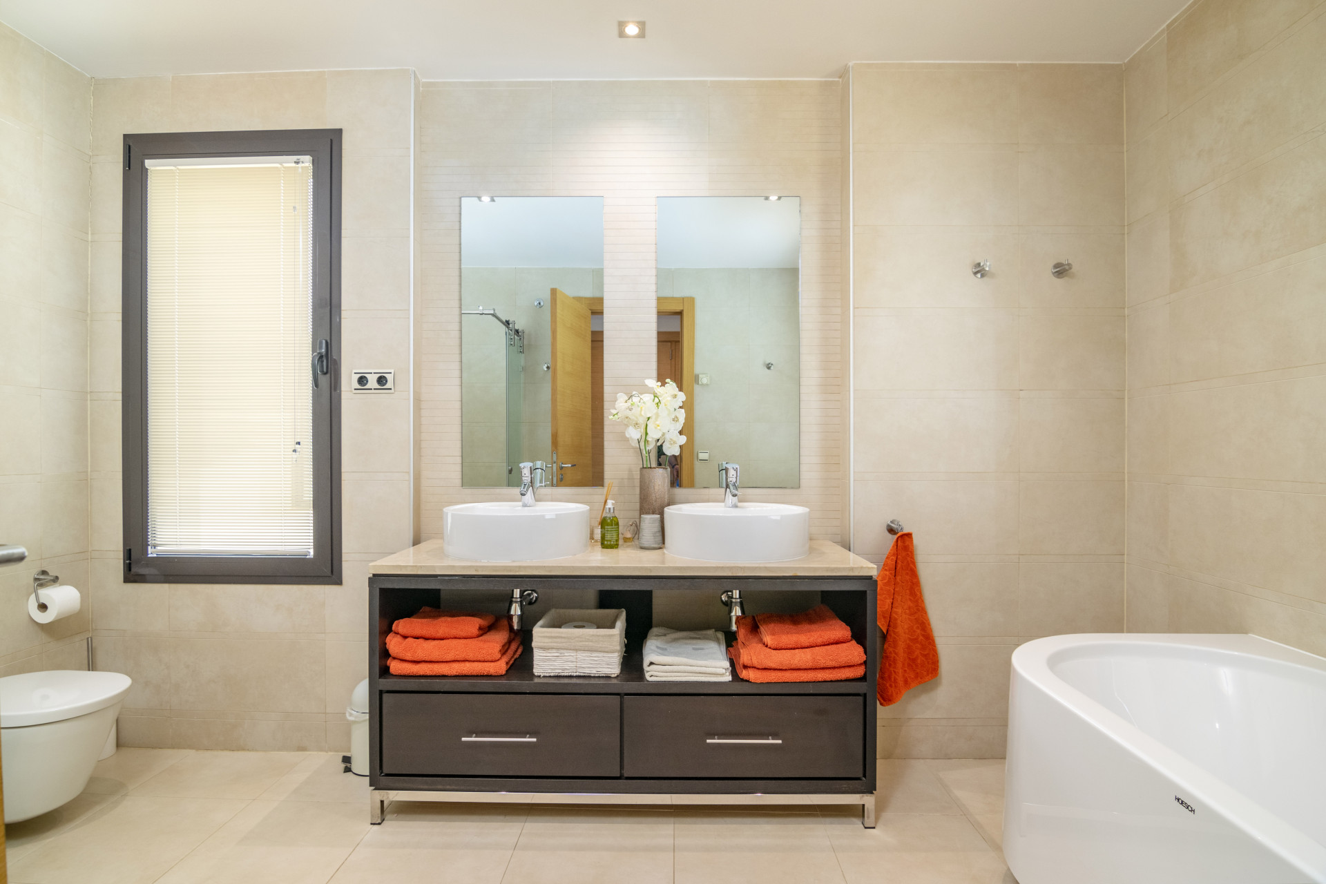 Stylish and modern, two bedroom apartment in the exclusive Samara Resort in Marbella with stunning panoramic sea views