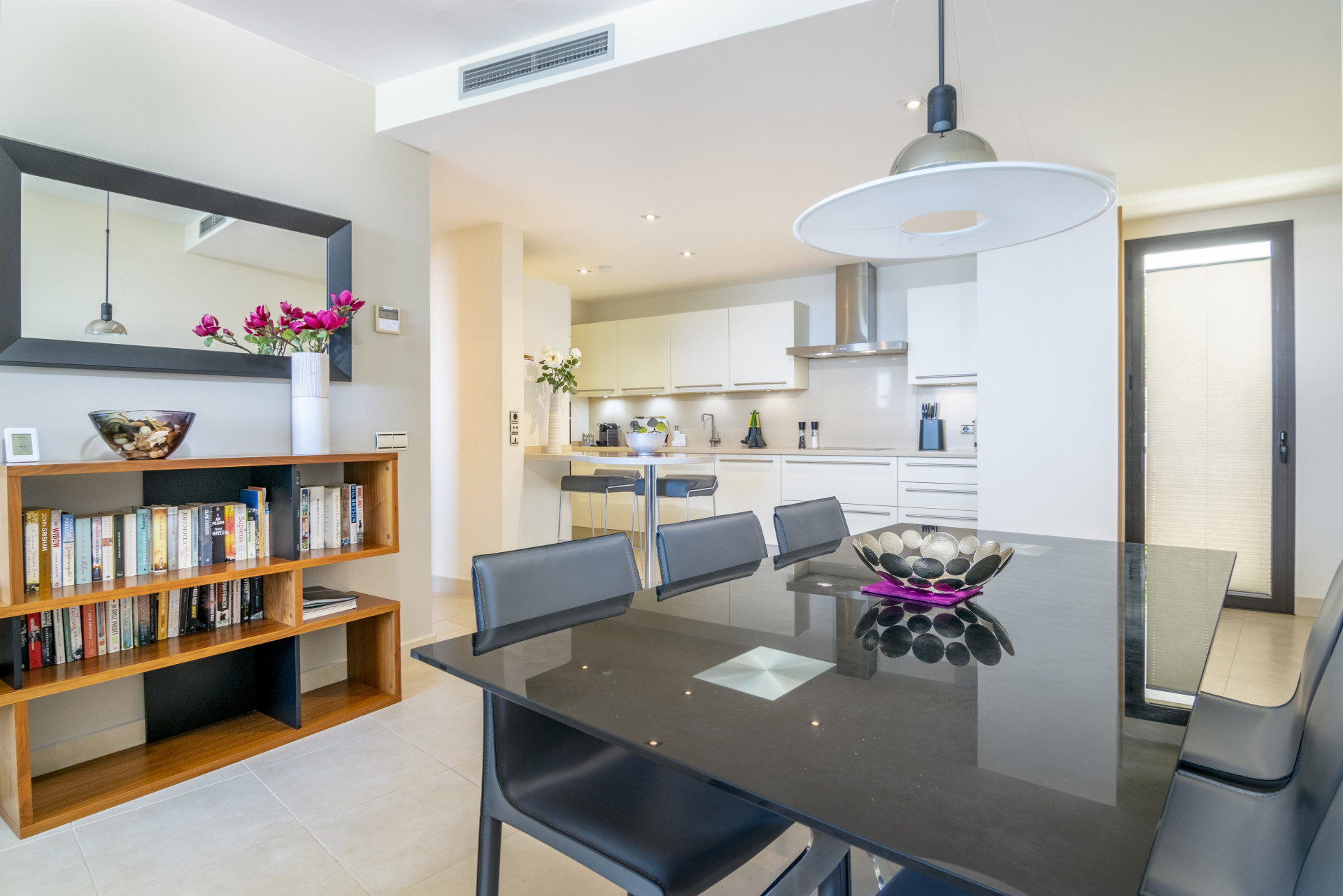 Stylish and modern, two bedroom apartment in the exclusive Samara Resort in Marbella with stunning panoramic sea views