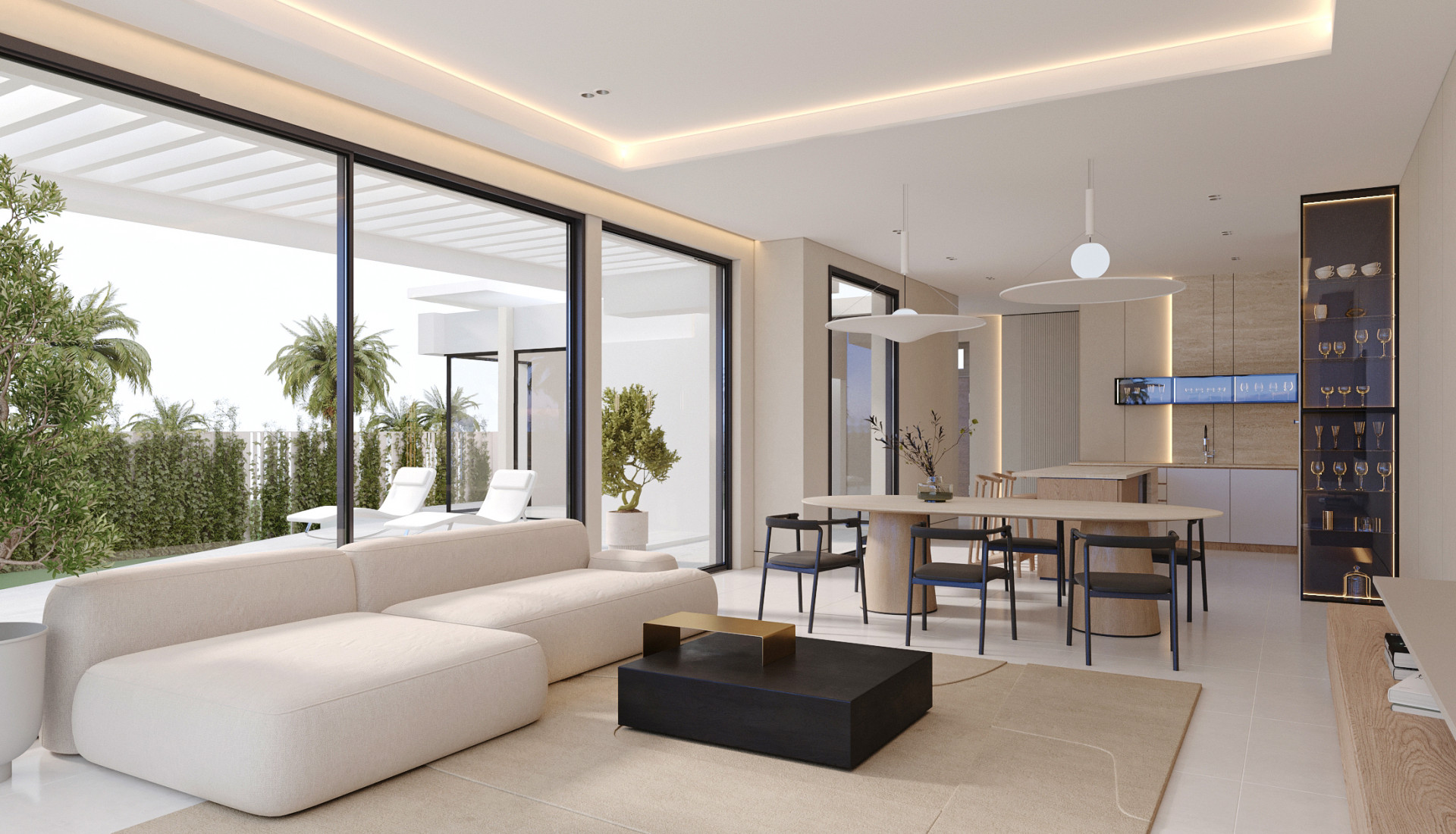 ¡Villas a estrenar en la parte baja de Calahonda - camine a todas partes!