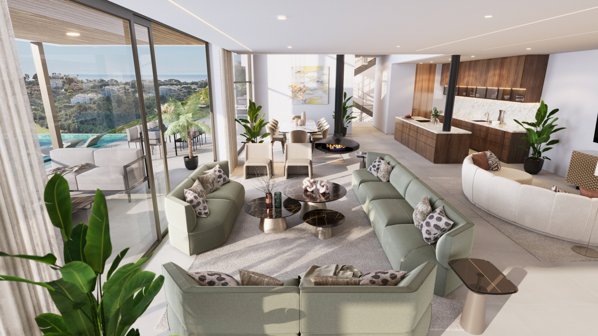 Impresionante villa moderna con vistas panorámicas en El Madroñal