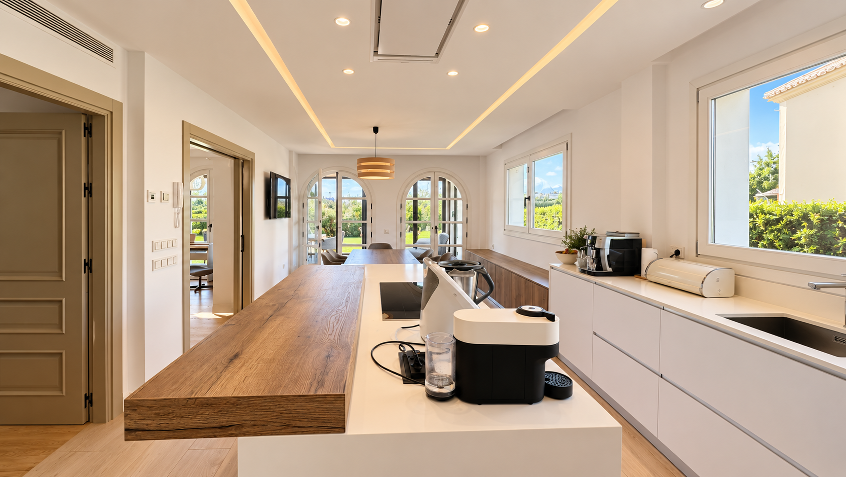Modern Villa with Saltwater Pool and Golf & Mountain Views in Los Cortijos de La Reserva