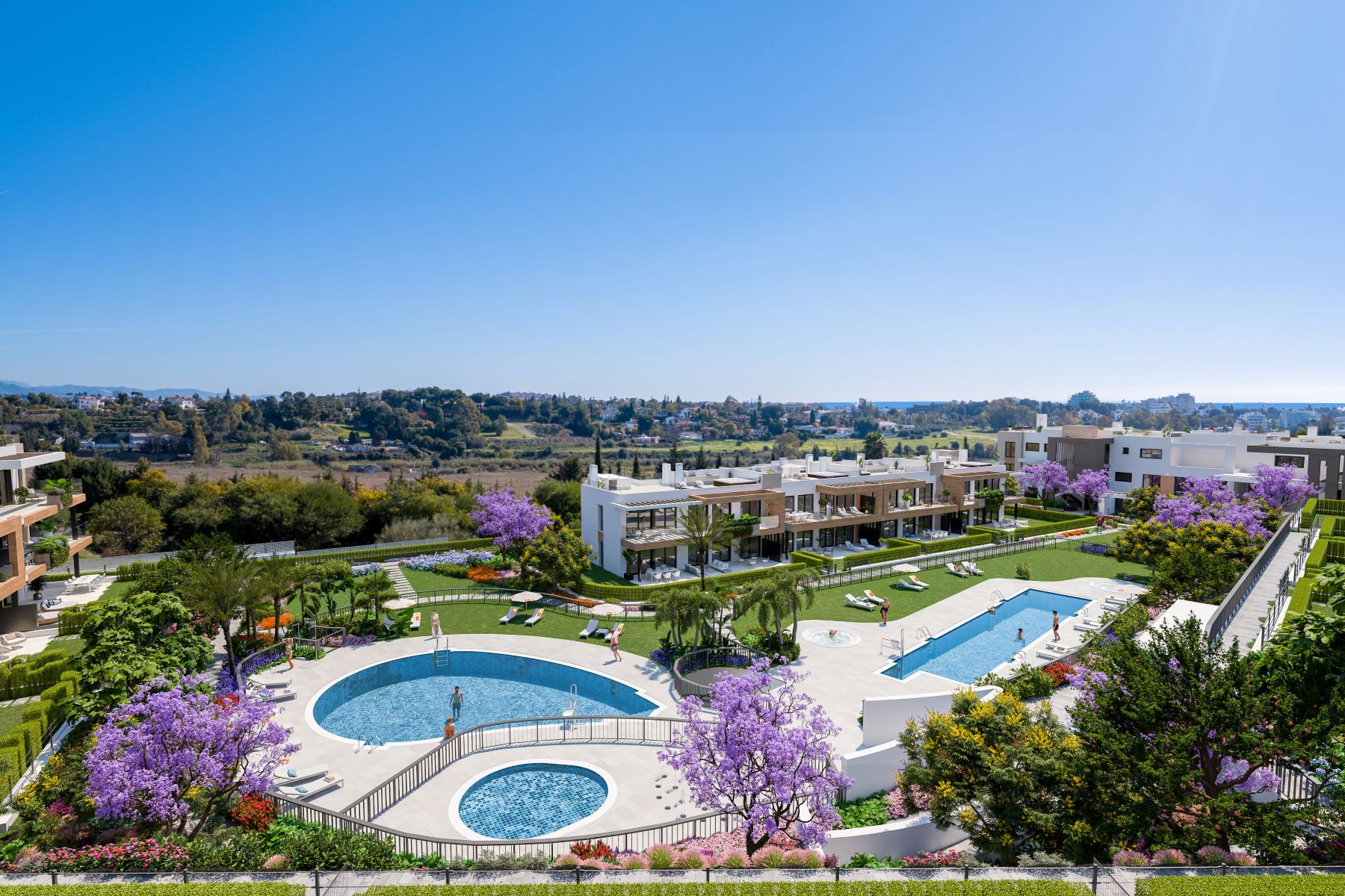 Amazing two bedroom apartment within a gated community next to Marbella