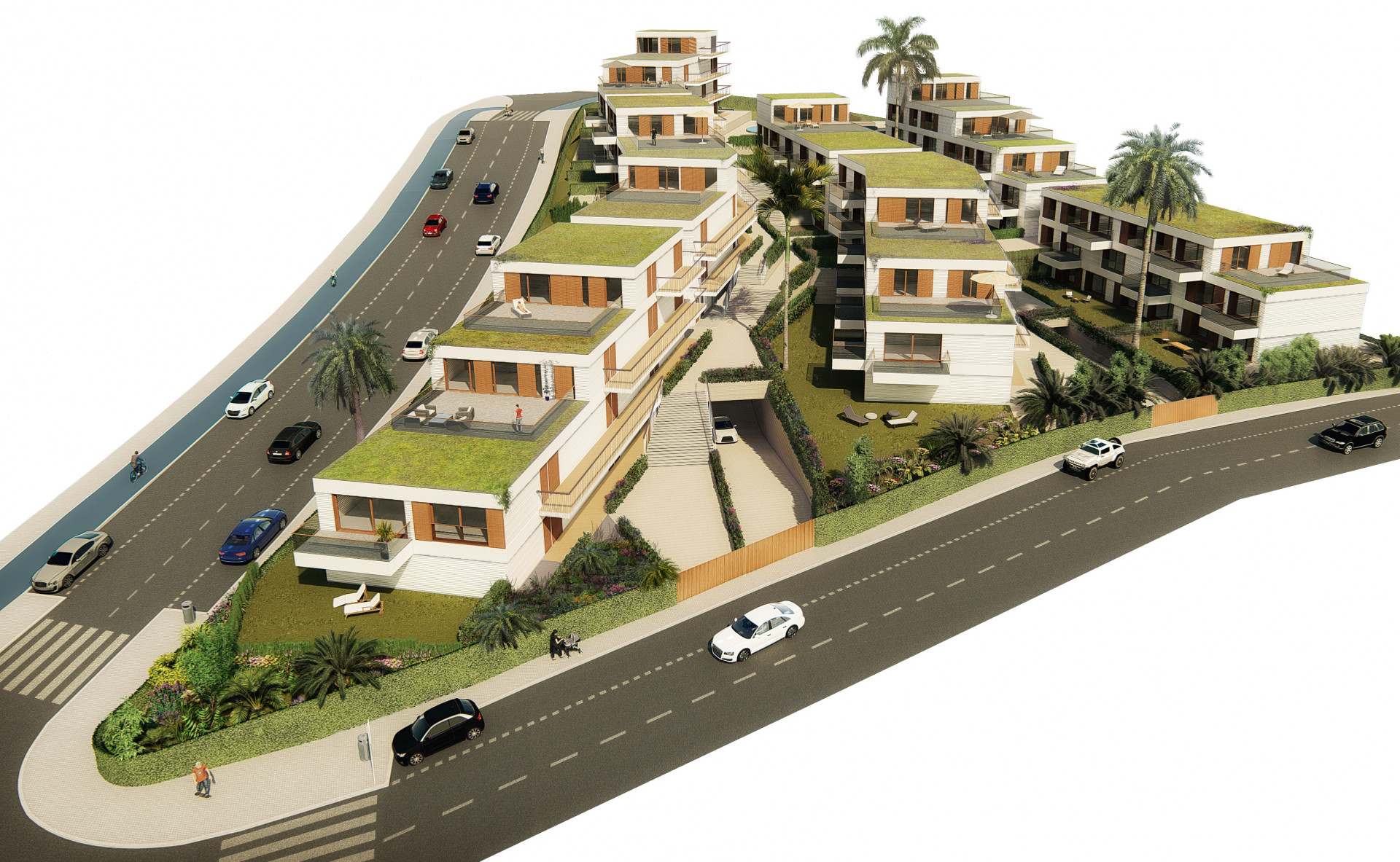 Luxury apartments and penthouses with seaviews in Estepona