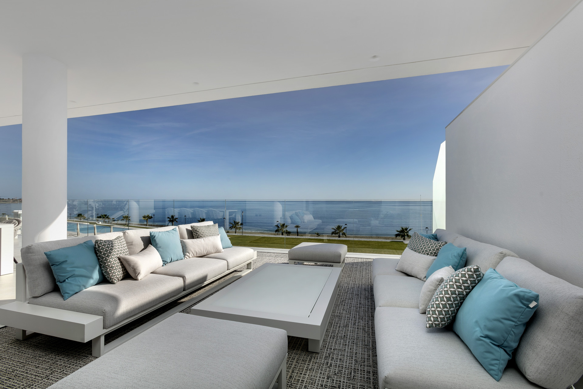 Luxury frontline beach apartment within an exclusive residential complex in N...