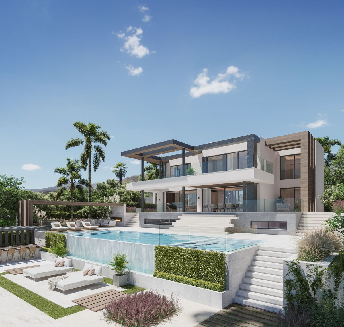 Upmost quality project villa with infinity pool within a luxury community sur...