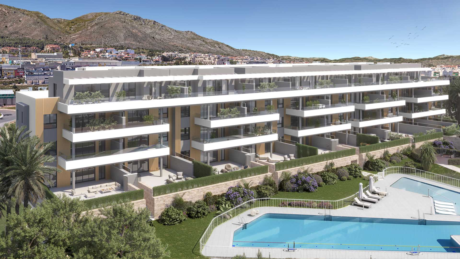 Luxus-Neuer Erdgeschoss-Apartment in Montemar, Torremolinos