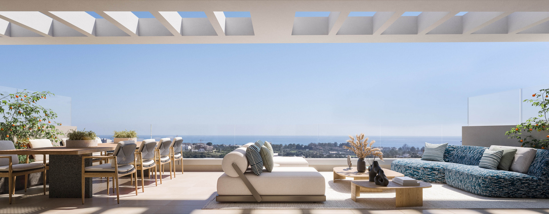 Luxurious Duplex Penthouse with Panoramic Sea Views in Estepona East